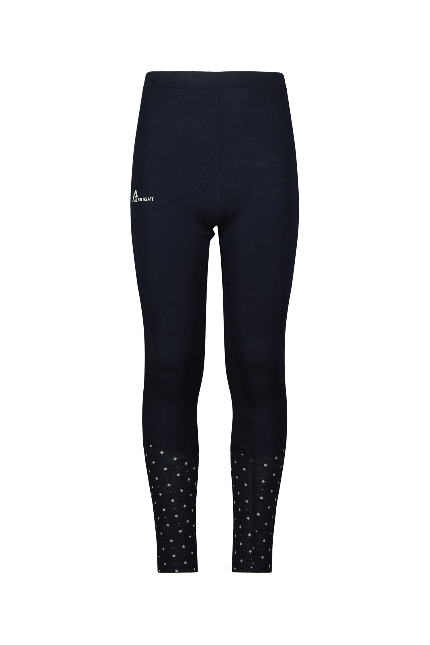 Image of ALBRIGHT Merino Kinder Thermohose Blau, , Größe: 140