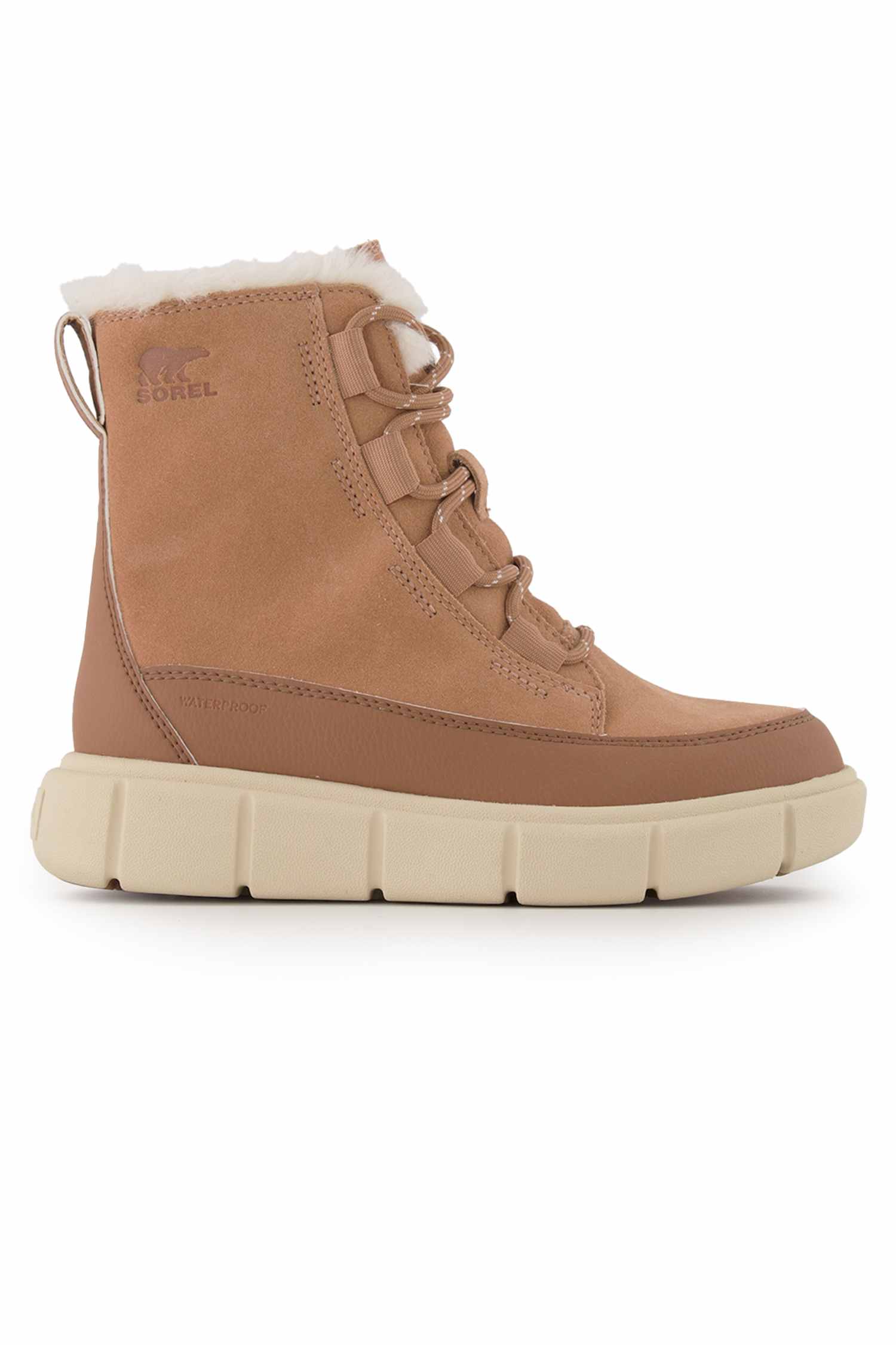 Image of Sorel Explorer™ III Lace WP Kinder Winterboot Braun, , Größe: 34
