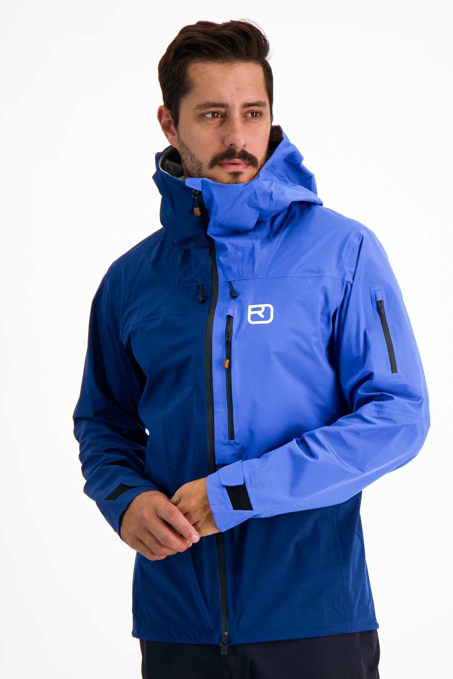 Image of Ortovox Ortler 3L Herren Outdoorjacke Blau, Herren, Größe: L
