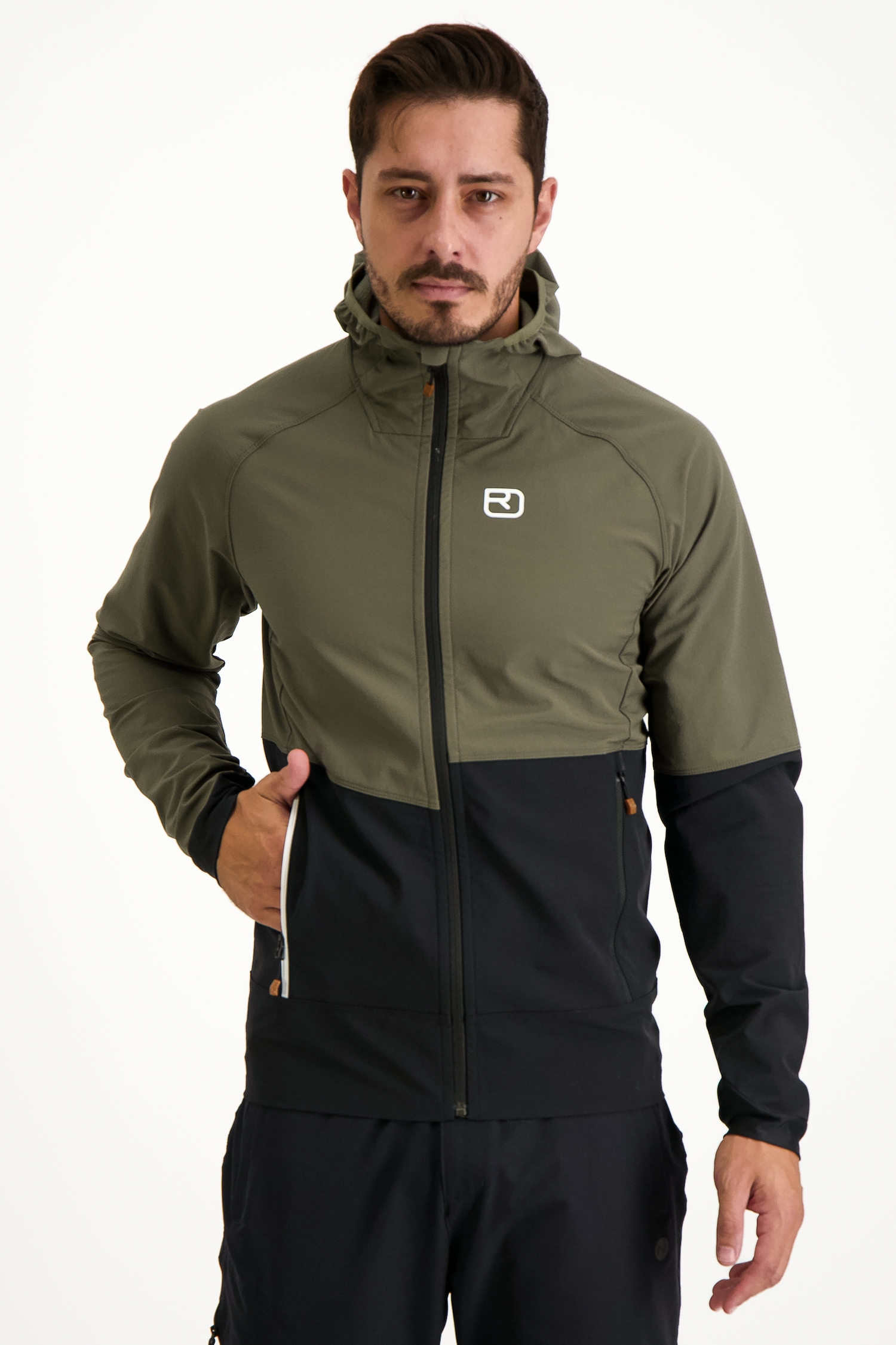 Image of Ortovox Punta Berrino Herren Softshelljacke Braun, Herren, Größe: S