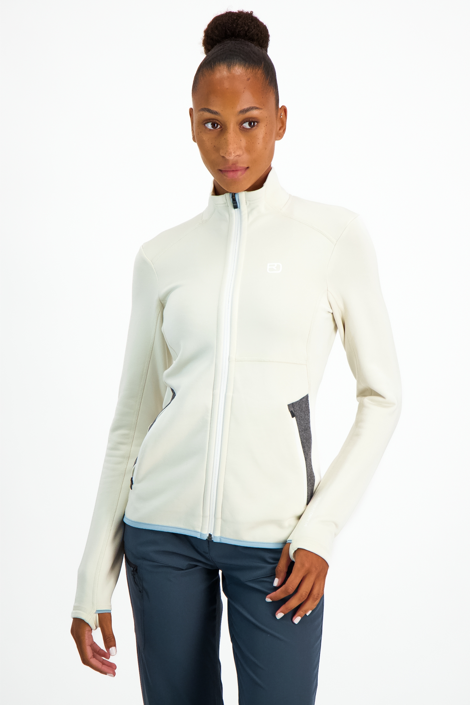 Image of Ortovox Fleece Damen Midlayer Weiss, Damen, Größe: M