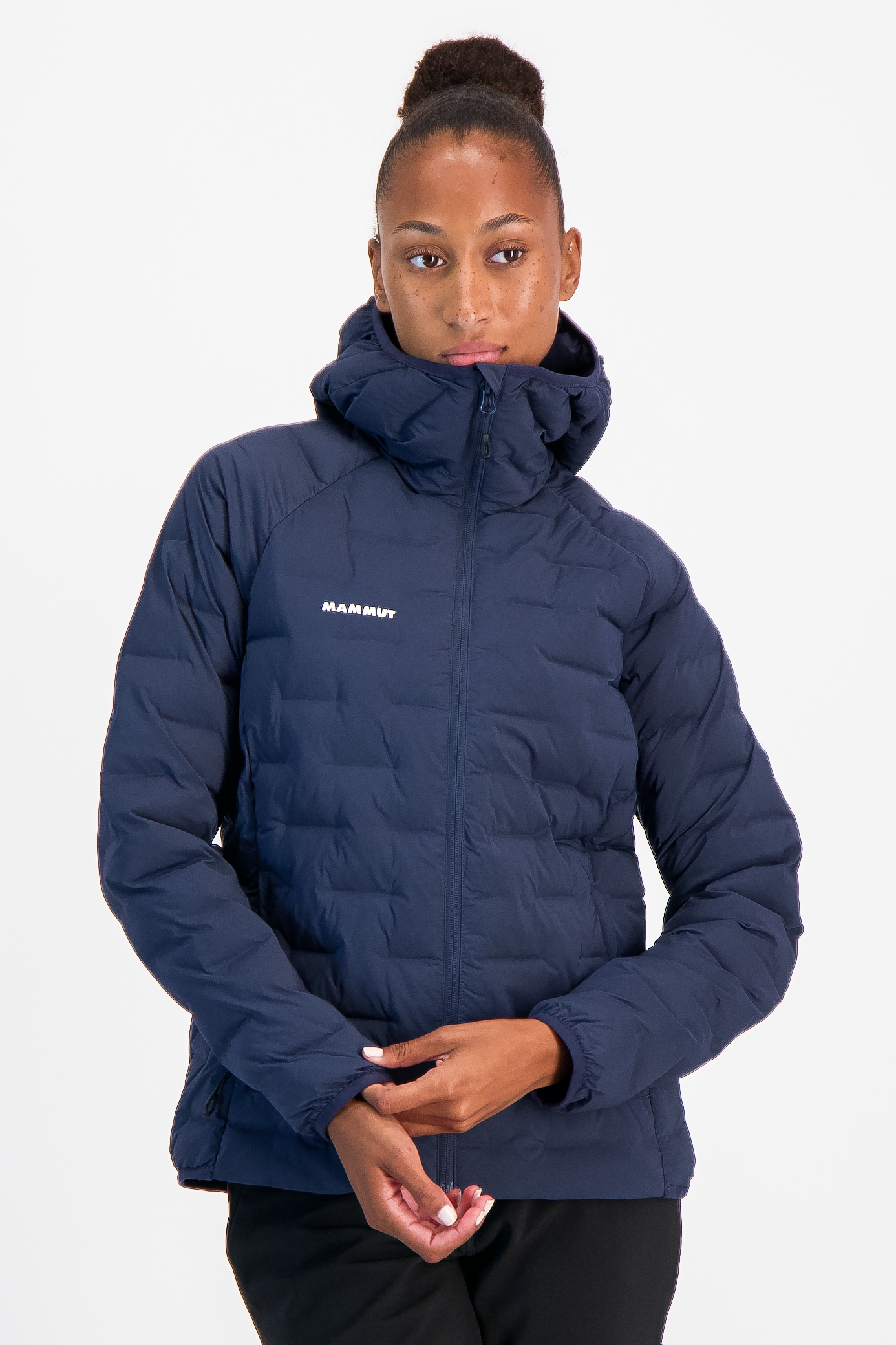 Image of MAMMUT Sender Hooded Damen Outdoorjacke Blau, Damen, Größe: L