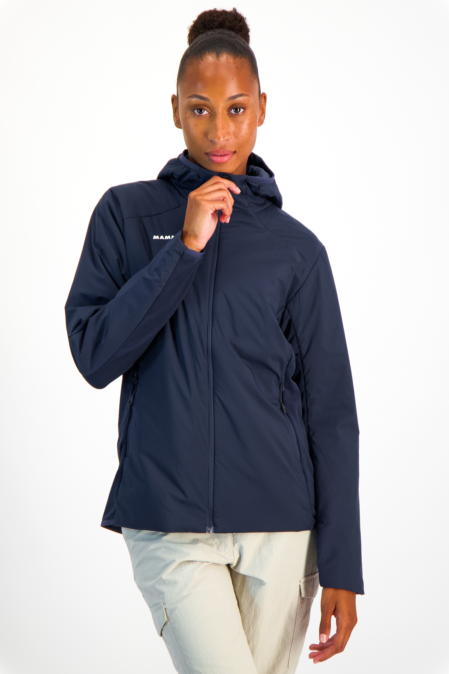 MAMMUT Rime Light Flex Hooded Damen Midlayer Blau, Damen, Größe: XL