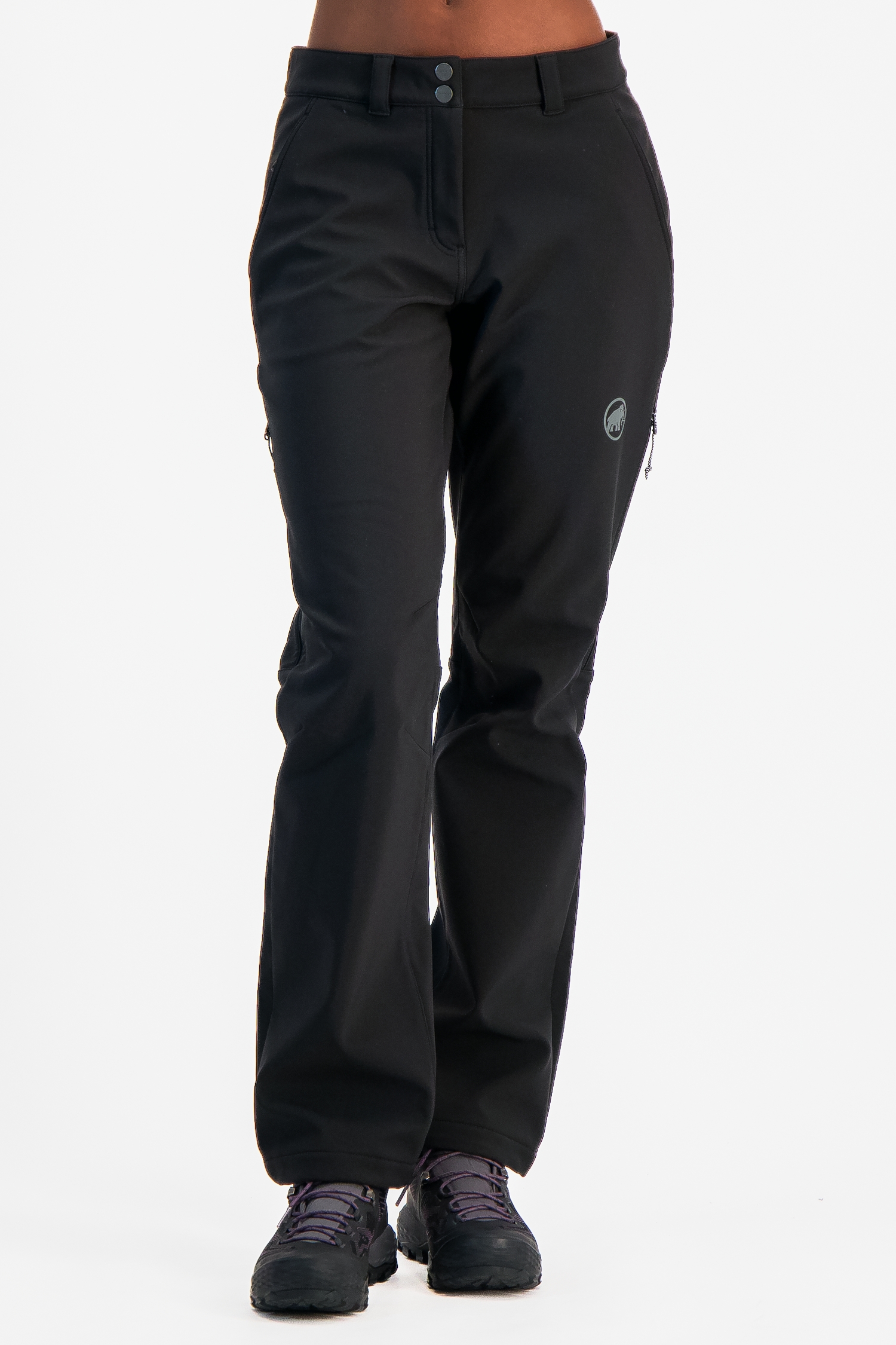 Image of MAMMUT Runbold Winter Damen Softshellhose Schwarz, Damen, Größe: 36