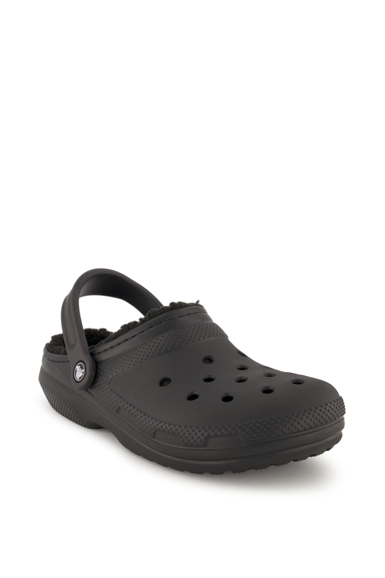 Crocs Classic Lined Clog Herren Slipper Schwarz, Herren, Größe: 42/43