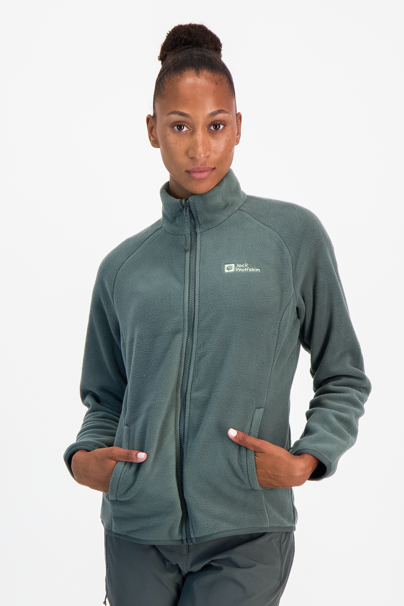 Jack Wolfskin Moonrise Damen Midlayer Grau, Damen, Größe: XXL