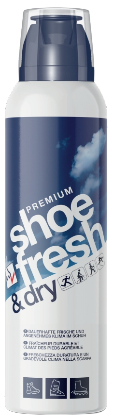 FILA Premium Shoe Fresh and Dry 150 ml Spray Weiss, Herren, Größe: ONE SIZE