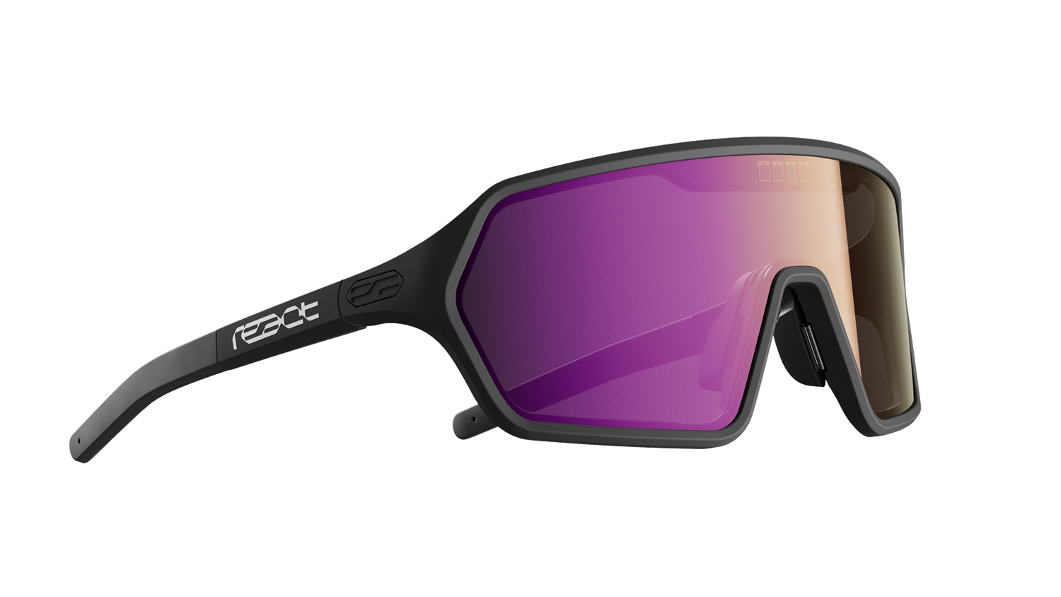Image of React Rev S Sportbrille Schwarz, Herren, Größe: ONE SIZE