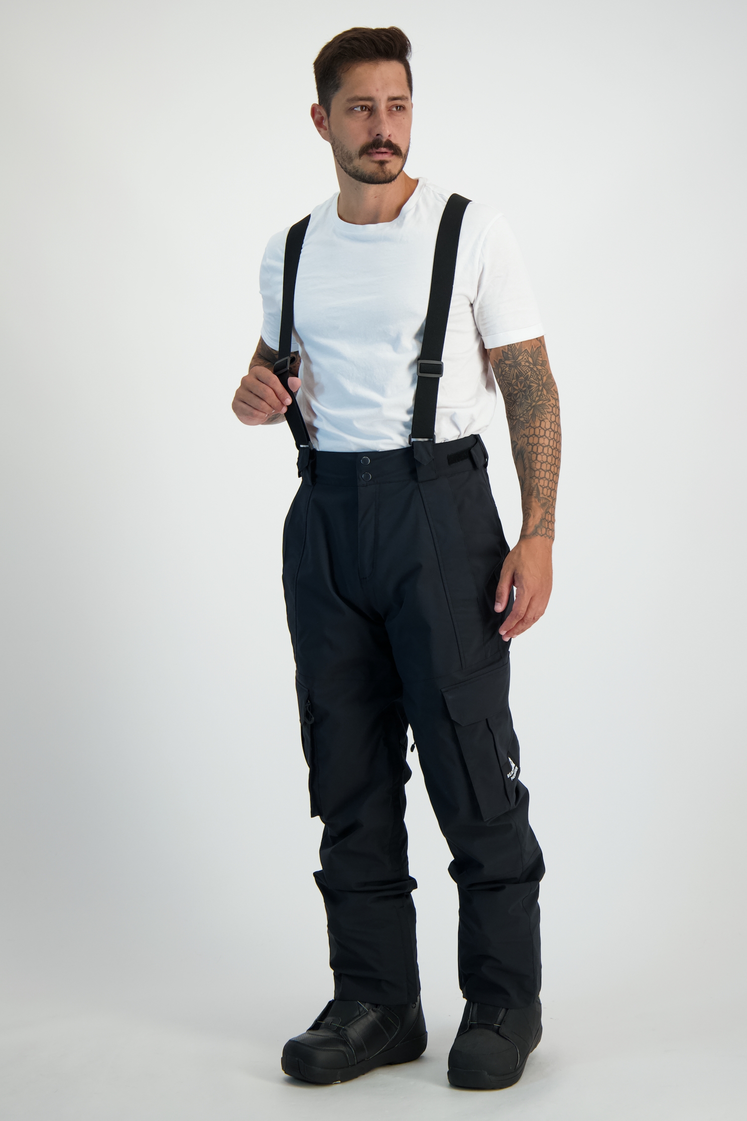 BEACH MOUNTAIN Herren Snowboardhose Schwarz, Herren, Größe: XL