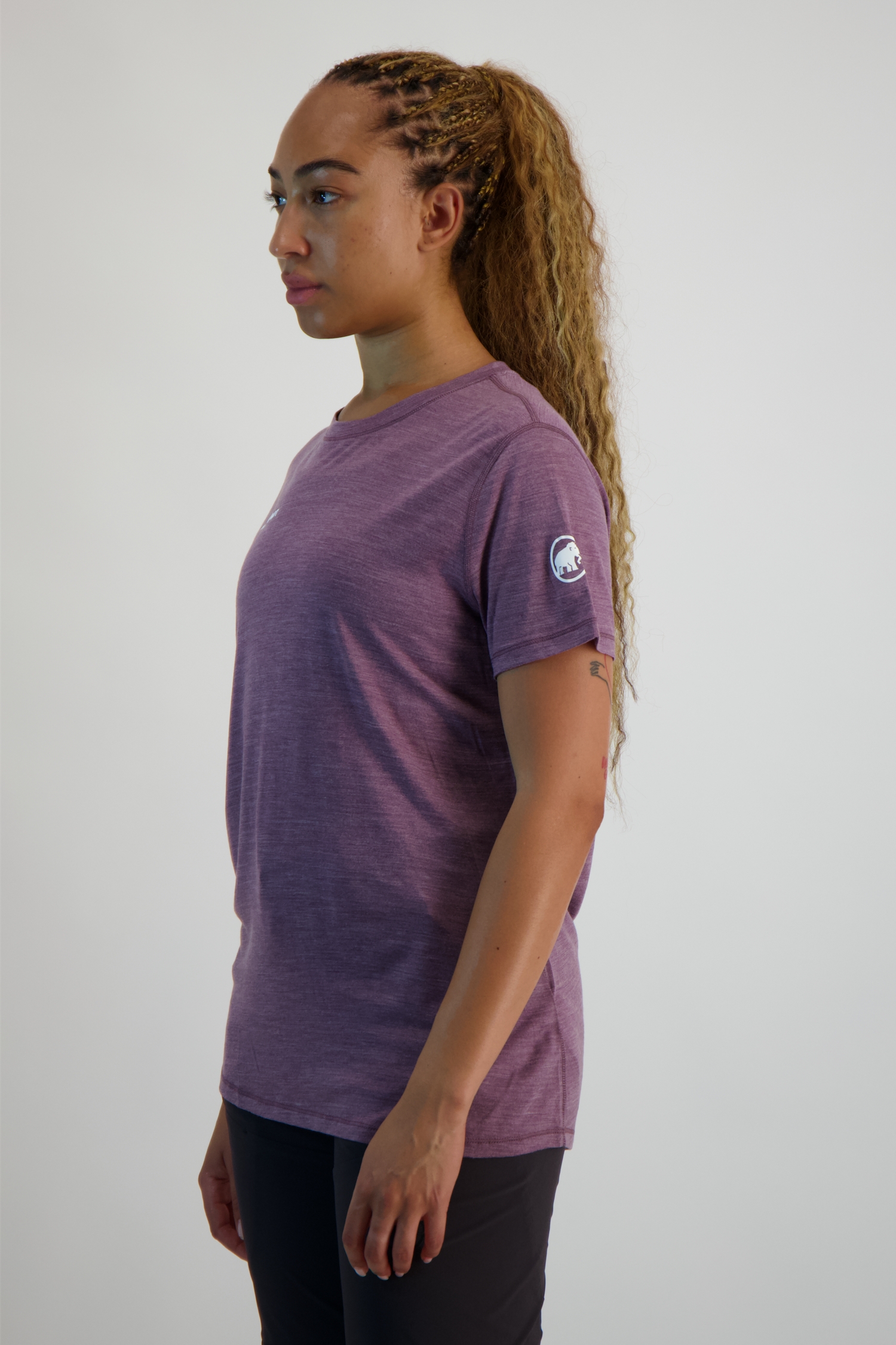 MAMMUT Tree Wool FL Damen T-Shirt Lila, Damen, Größe: L