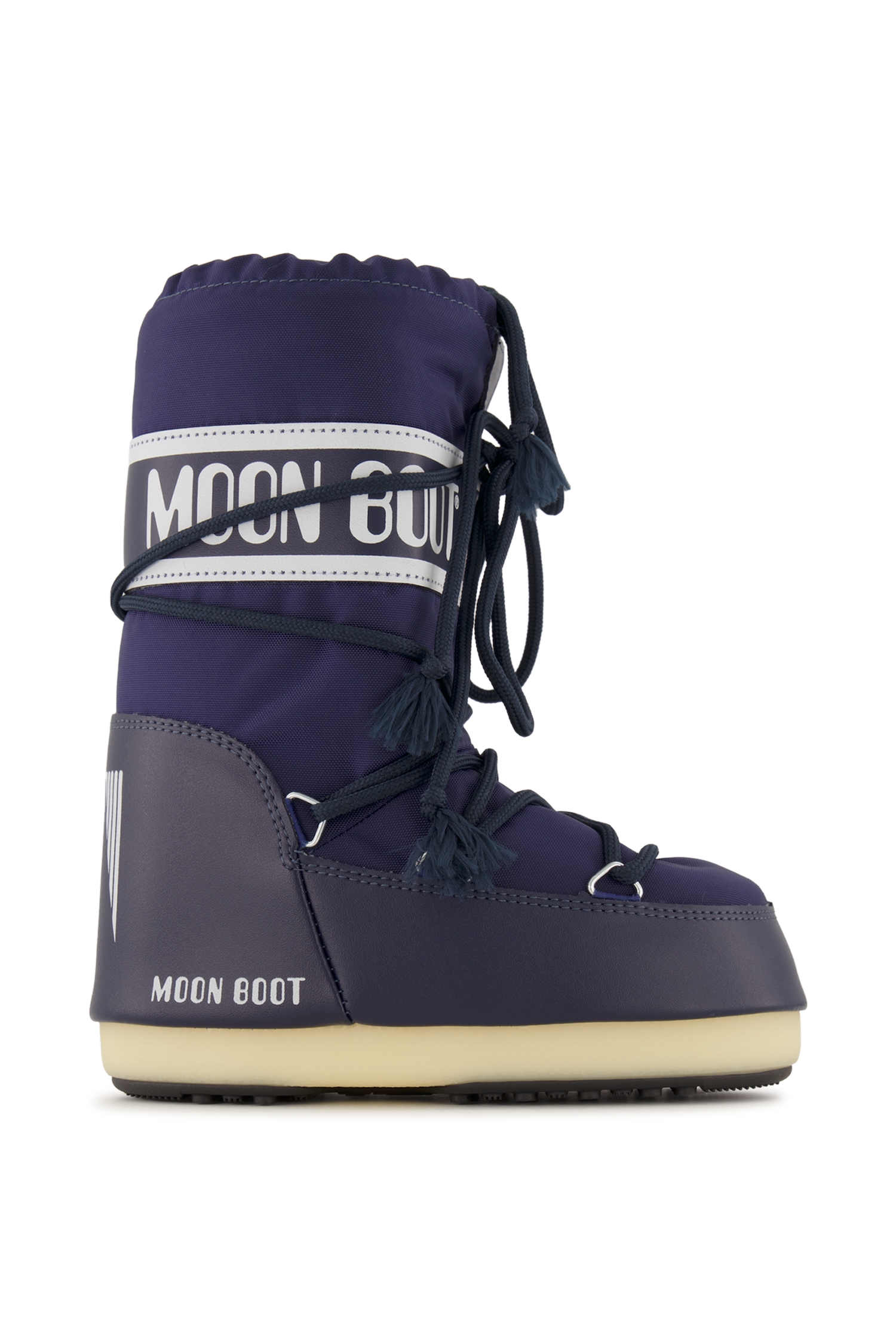 Moon Boot Icon Nylon Kinder Winterboot Blau, , Größe: 27/30