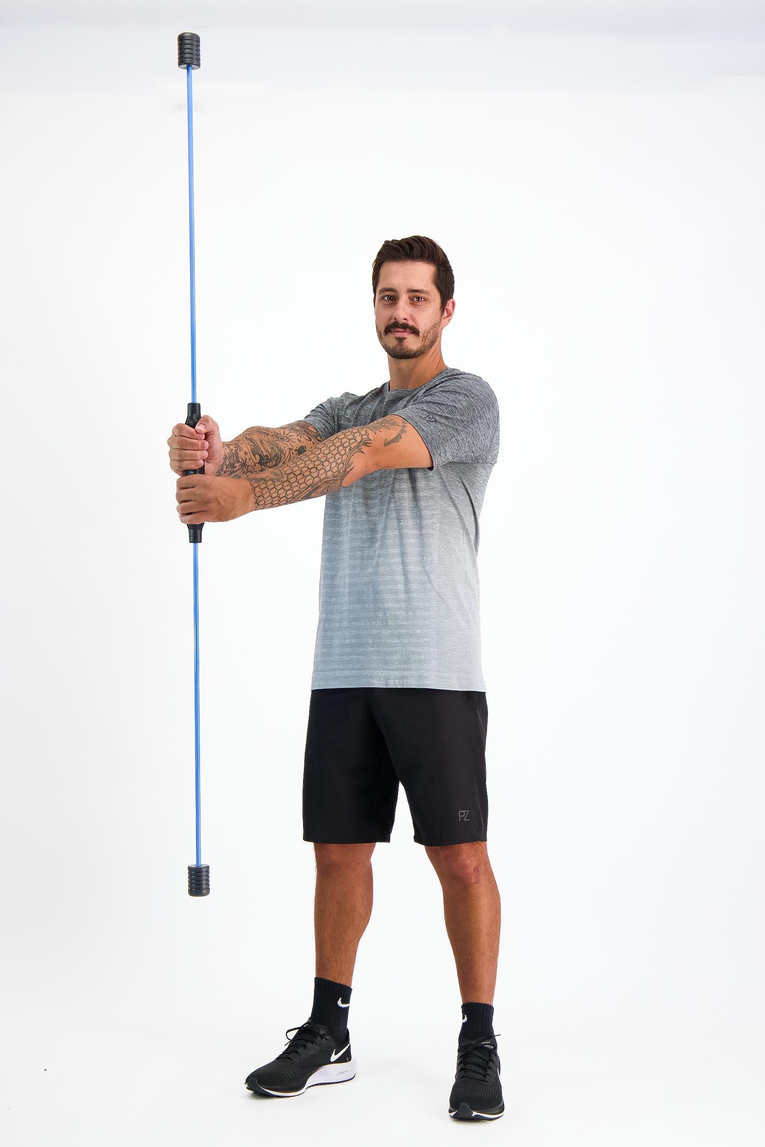 POWERZONE 160 cm Schwungstab Blau, Herren, Größe: ONE SIZE