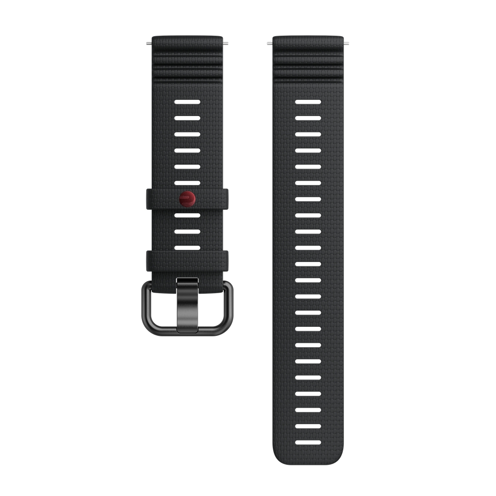 Polar WB 22 mm Uhrenarmband Schwarz, Herren, Größe: 0
