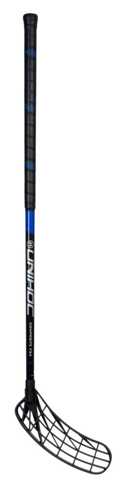 Unihoc Unilite Composite 34 87 cm Kinder Unihockeystock Blau, , Größe: R