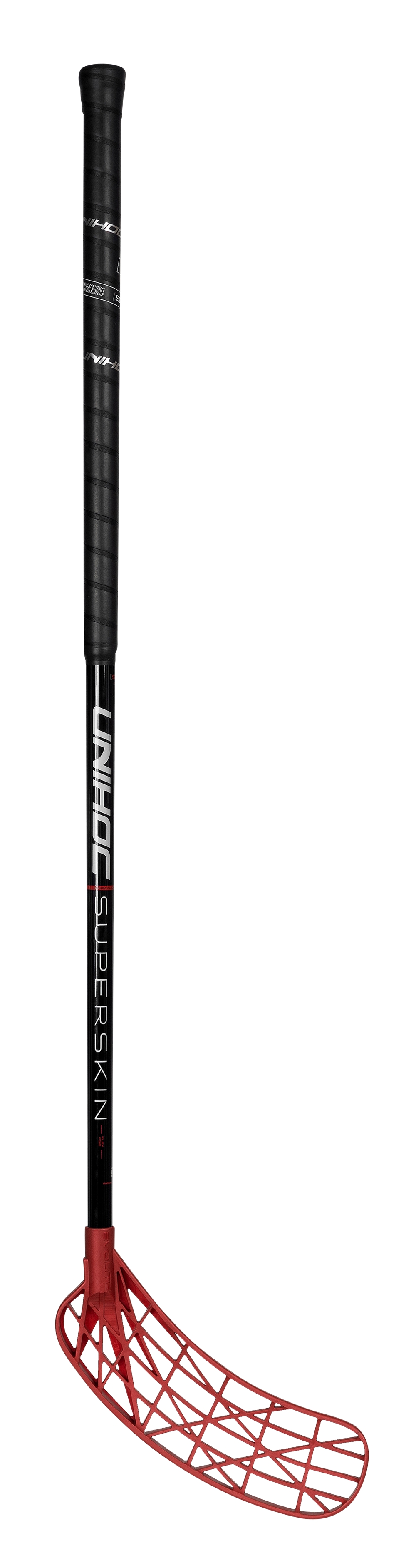 Unihoc Evolite Superskin 32 Kinder Unihockeystock Schwarz, , Größe: L