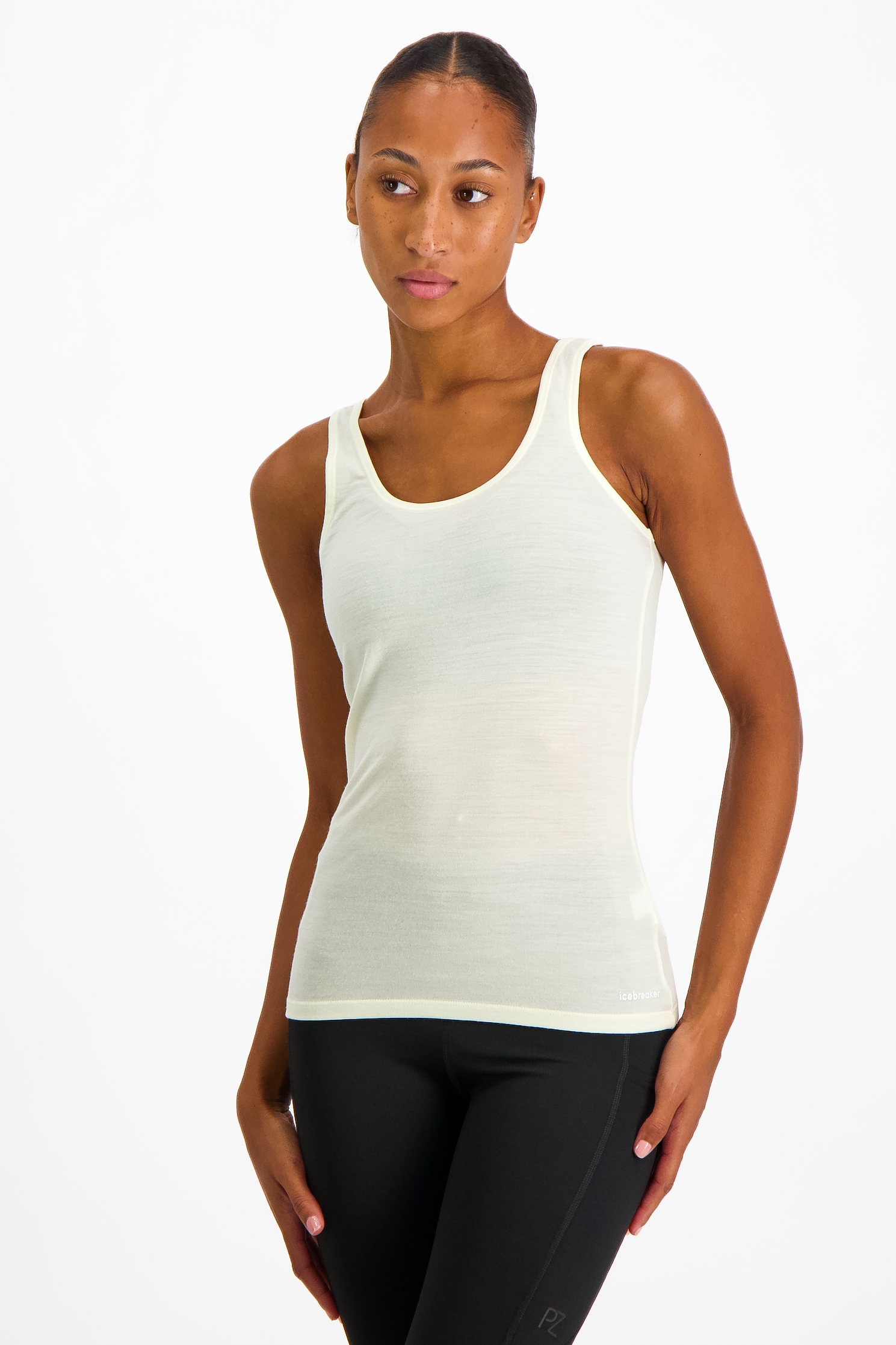 icebreaker Merino 150 Siren Damen Thermoshirt Weiss, Damen, Größe: S