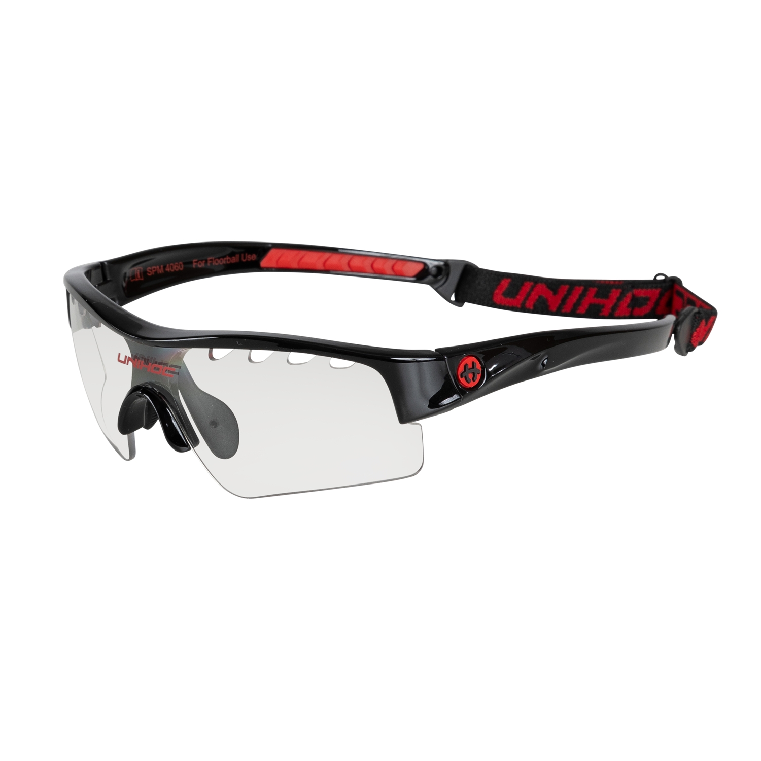 Unihoc Victory Kinder Unihockey Brille Schwarz, , Größe: 0