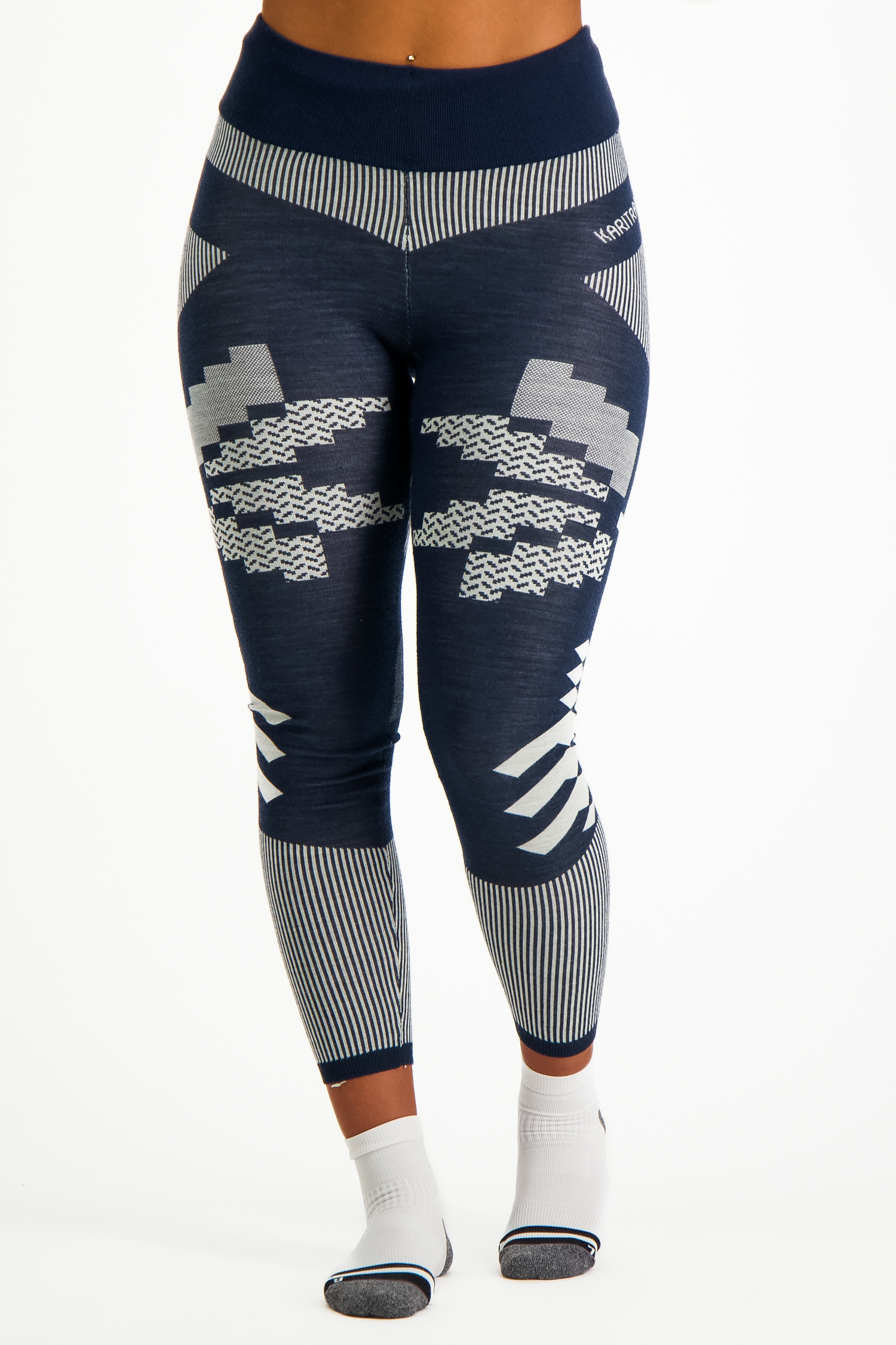 Image of Kari Traa Faith Merino Damen Thermohose Blau, Damen, Größe: XS