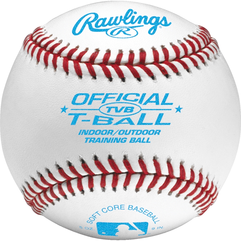 Image of RAWLINGS 9 inch Official T-Ball Baseball Weiss, Herren, Größe: 0