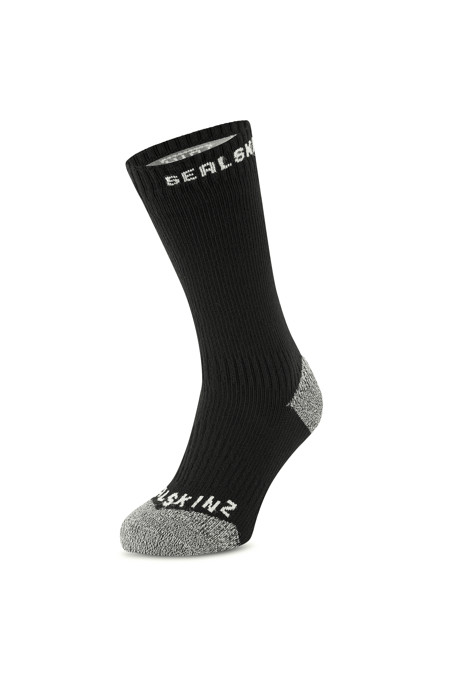 Image of SEALSKINZ Hydrostop™ Waterproof All Weather Mid Length 36-49 Bikesocken Schwarz, Herren, Größe: L