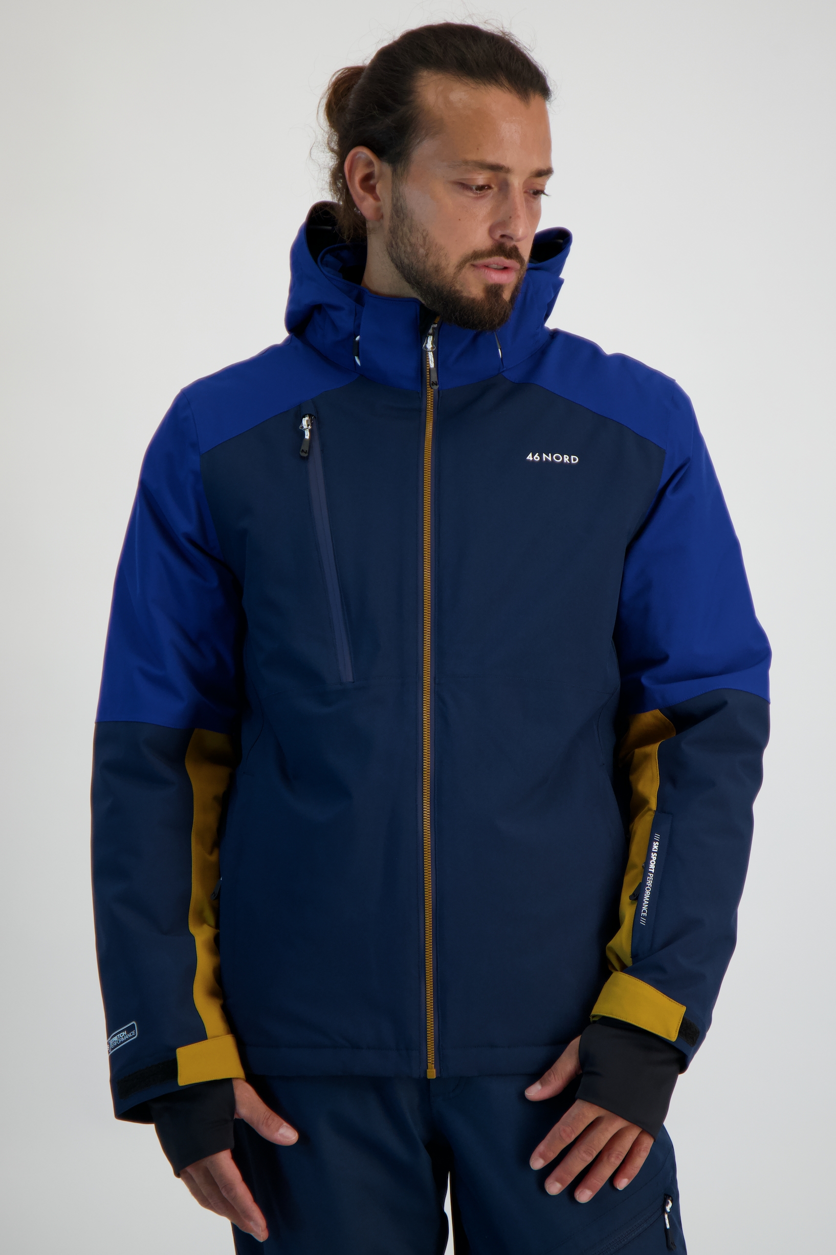 Image of 46 NORD Herren Skijacke Blau, Herren, Größe: S