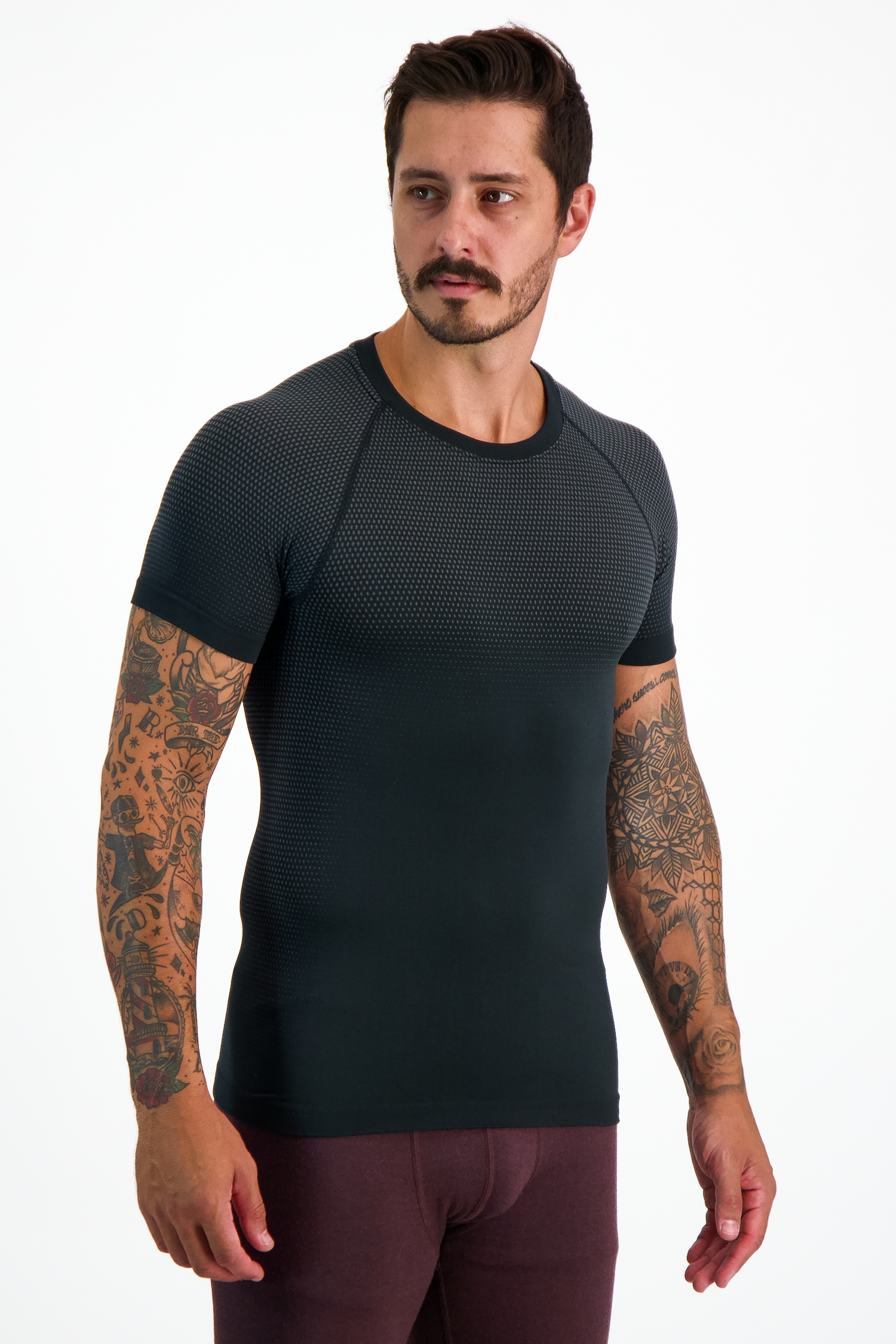 Image of Odlo Performance Light ECO Herren Thermoshirt Schwarz, Herren, Größe: M