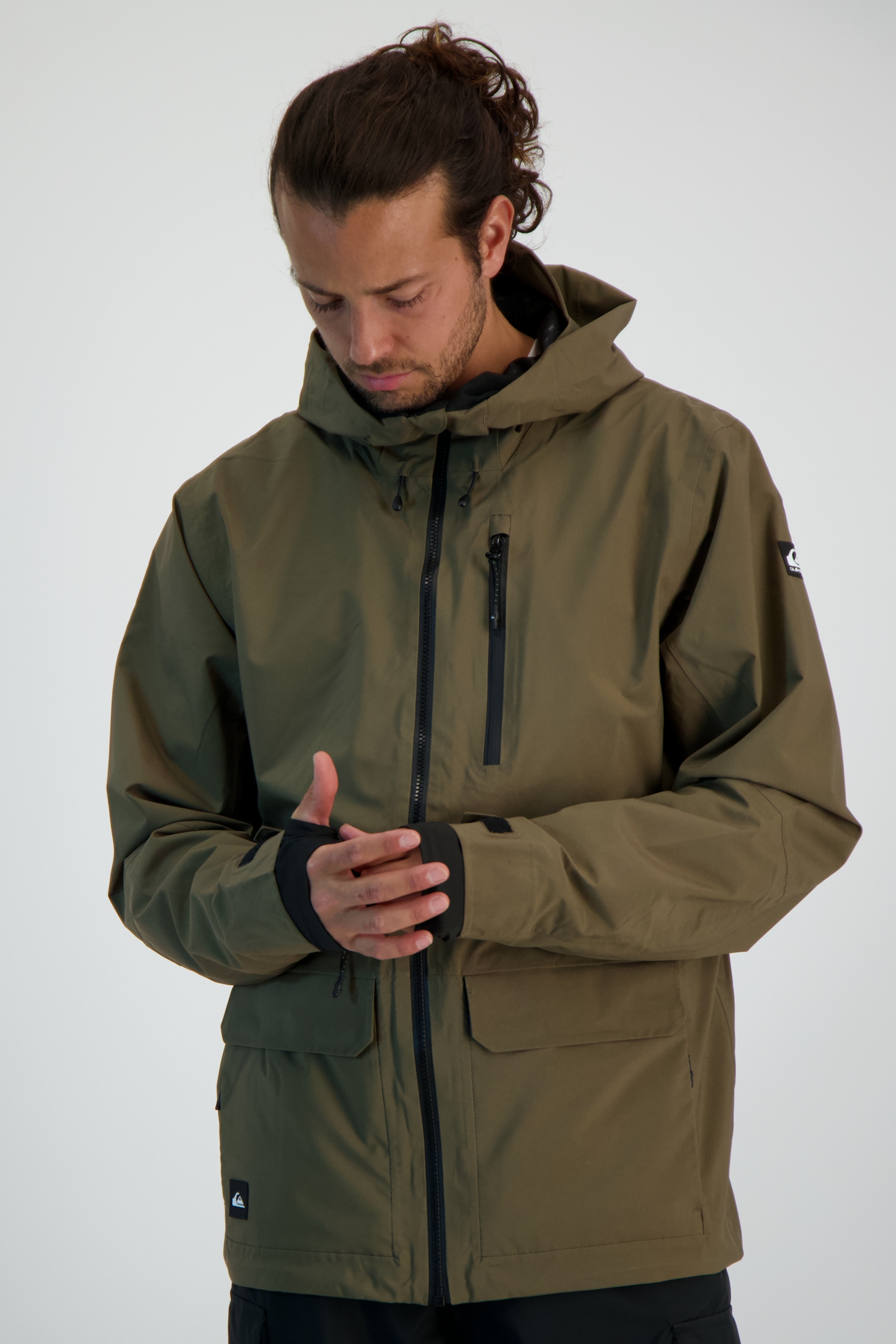 Image of Quiksilver Quest Stretch Herren Ski-/Snowboardjacke Braun, Herren, Größe: XL