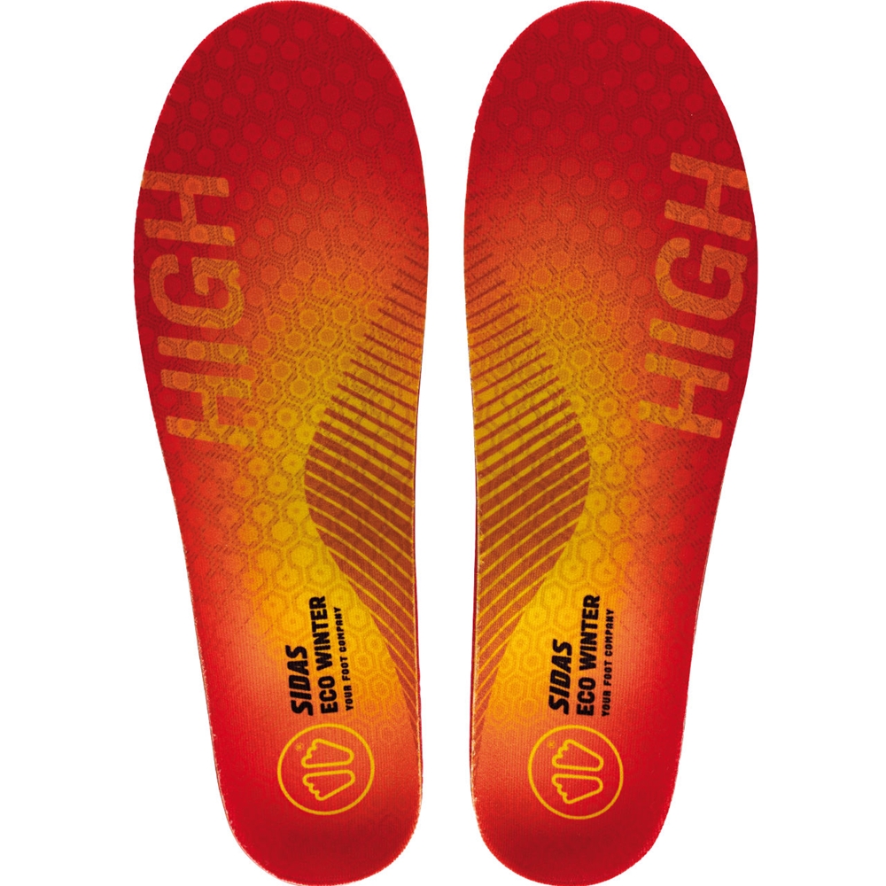 Image of Sidas 3Feet® Eco Winter High Arch 42-43 Einlegesohle Orange, Herren, Größe: L
