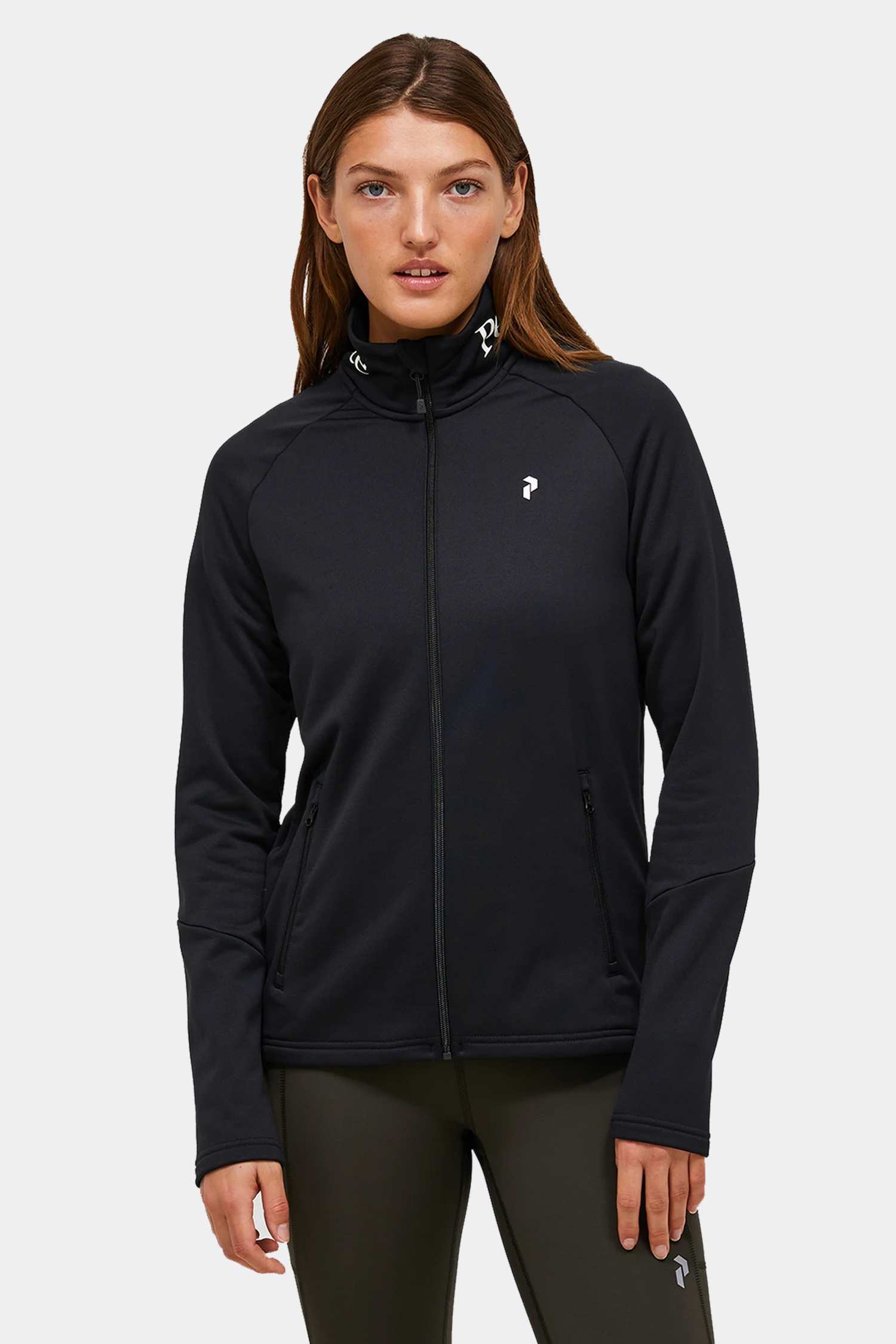 Image of PEAK PERFORMANCE Rider Essentials Zip Damen Midlayer Schwarz, Damen, Größe: XL