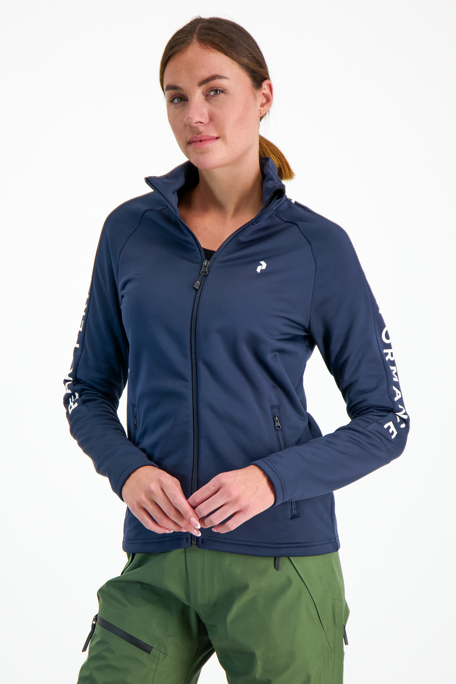 Image of PEAK PERFORMANCE Rider Essentials Zip Damen Midlayer Blau, Damen, Größe: L
