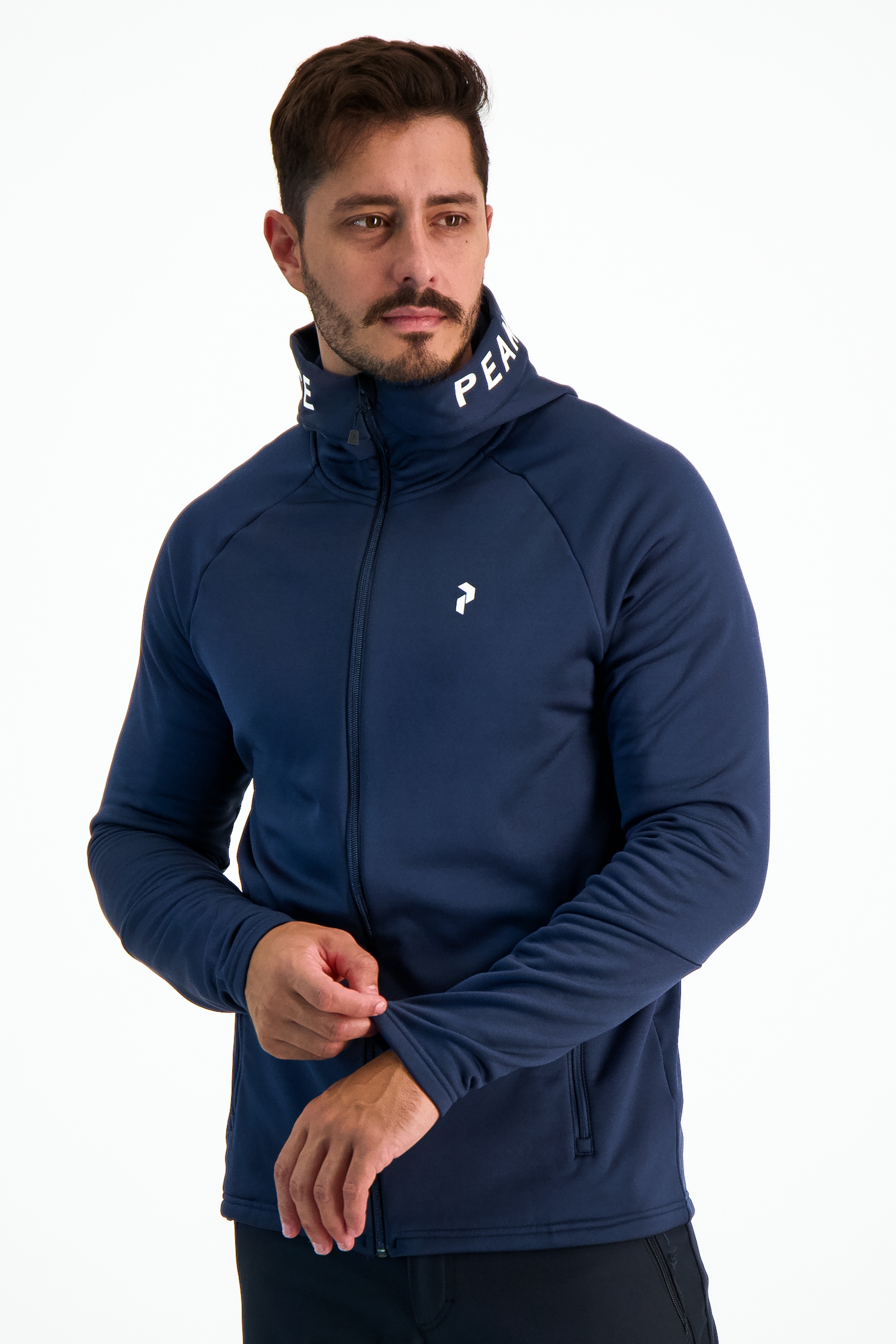 PEAK PERFORMANCE Rider Zip Hood Herren Midlayer Blau, Herren, Größe: S
