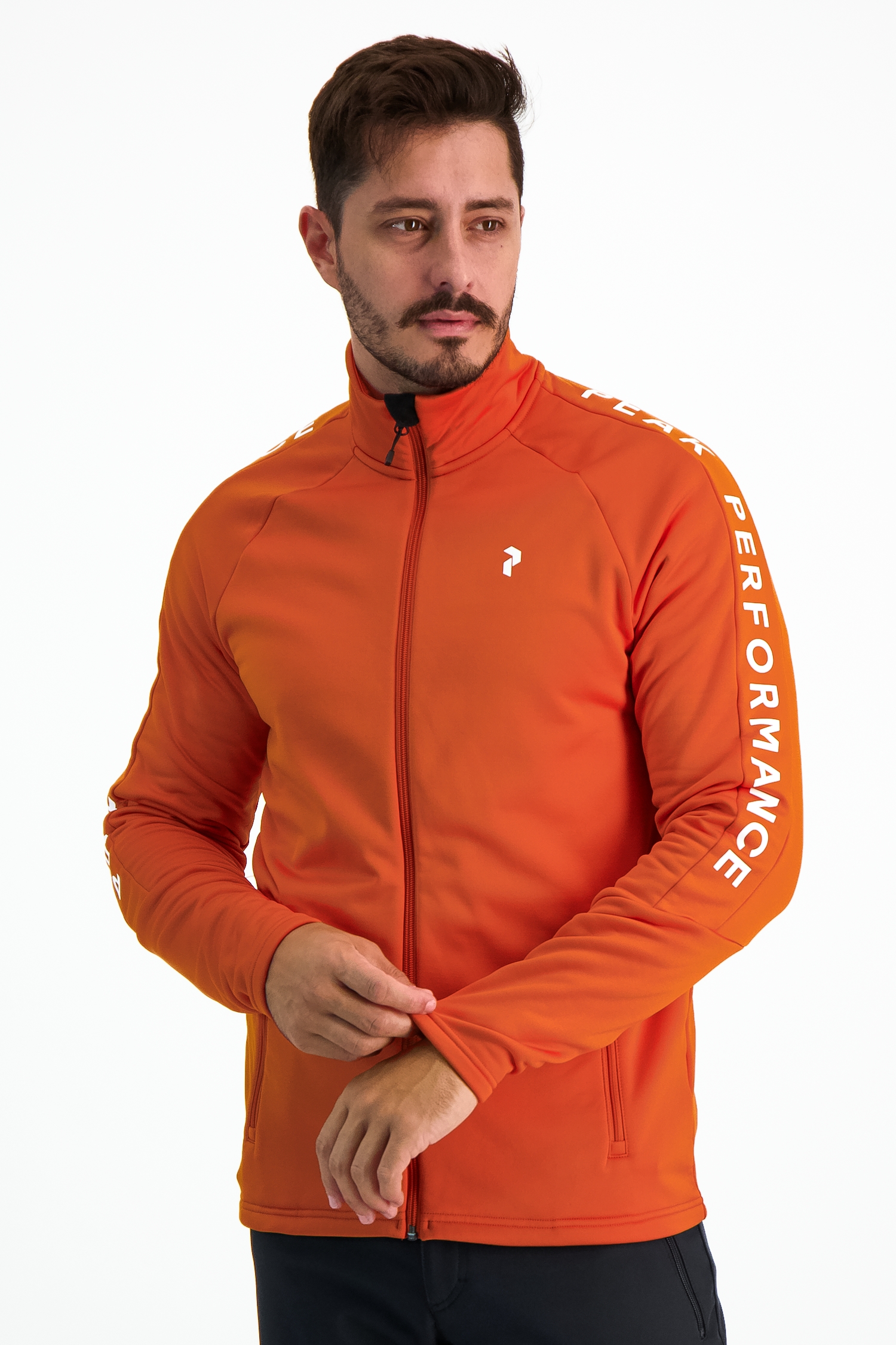 PEAK PERFORMANCE Rider Zip Herren Midlayer Beige, Herren, Größe: S