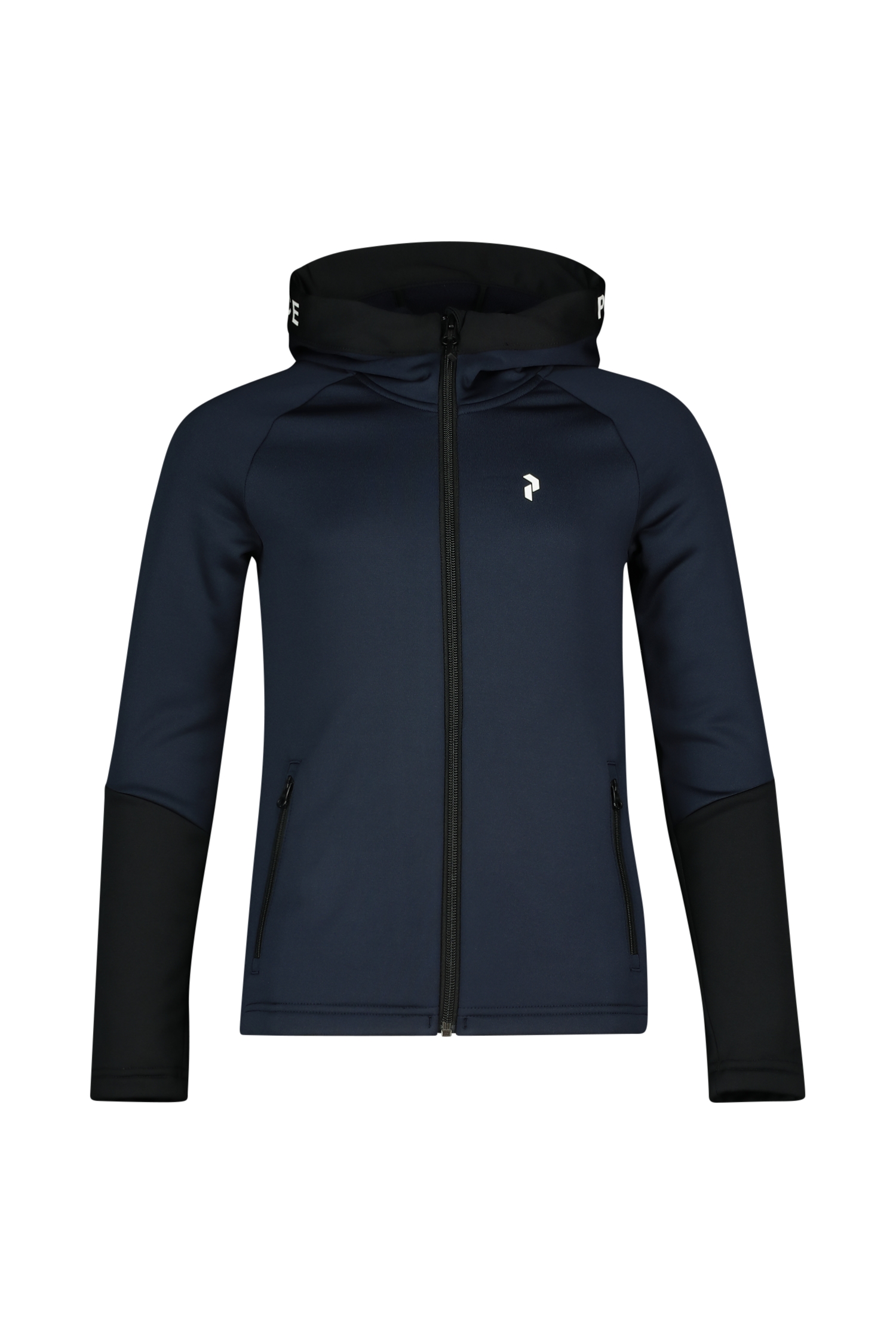PEAK PERFORMANCE Rider Zip Hood Kinder Midlayer Blau, , Größe: 128