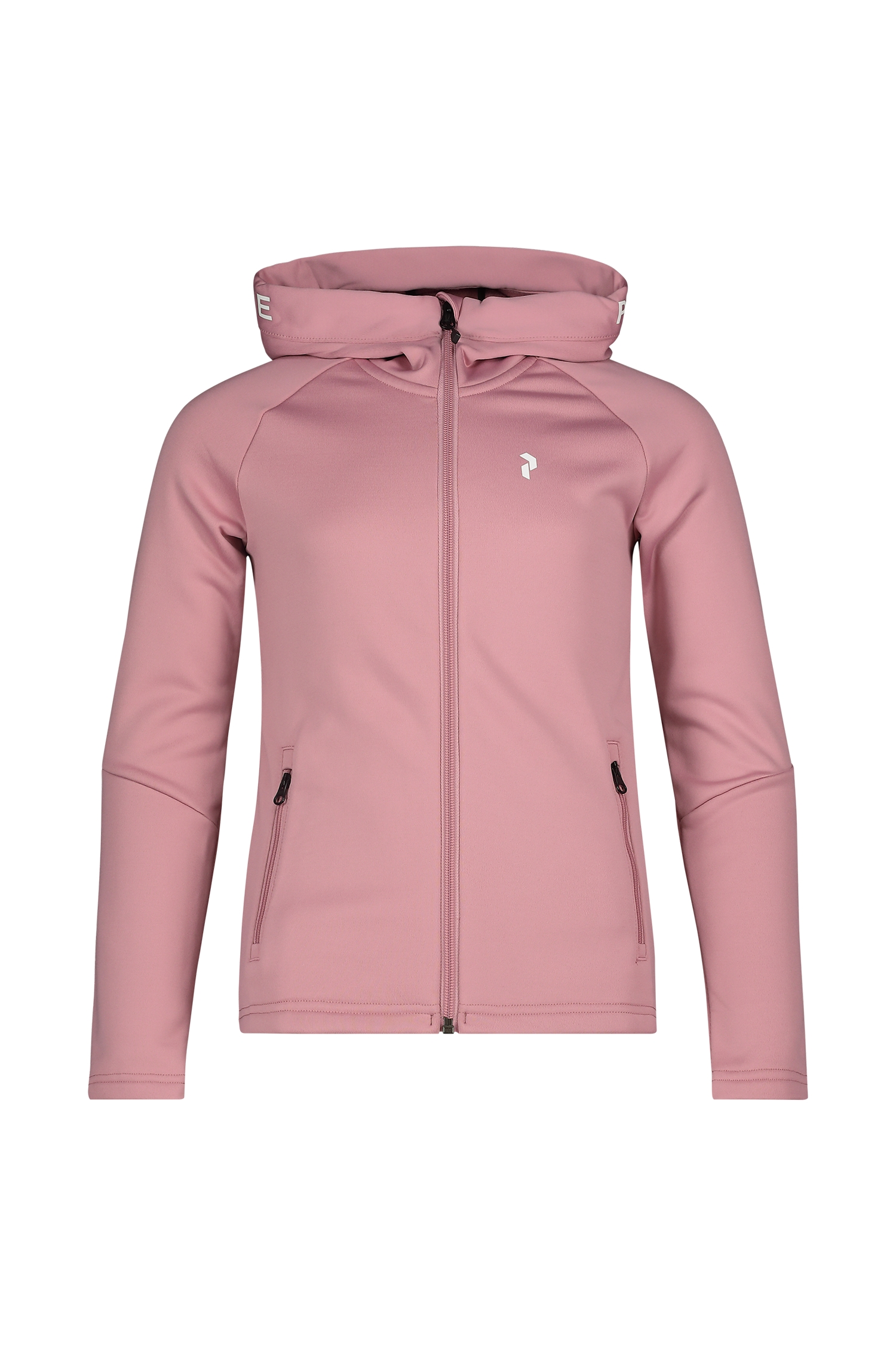 PEAK PERFORMANCE Rider Zip Hood Kinder Midlayer Rosa, , Größe: 128