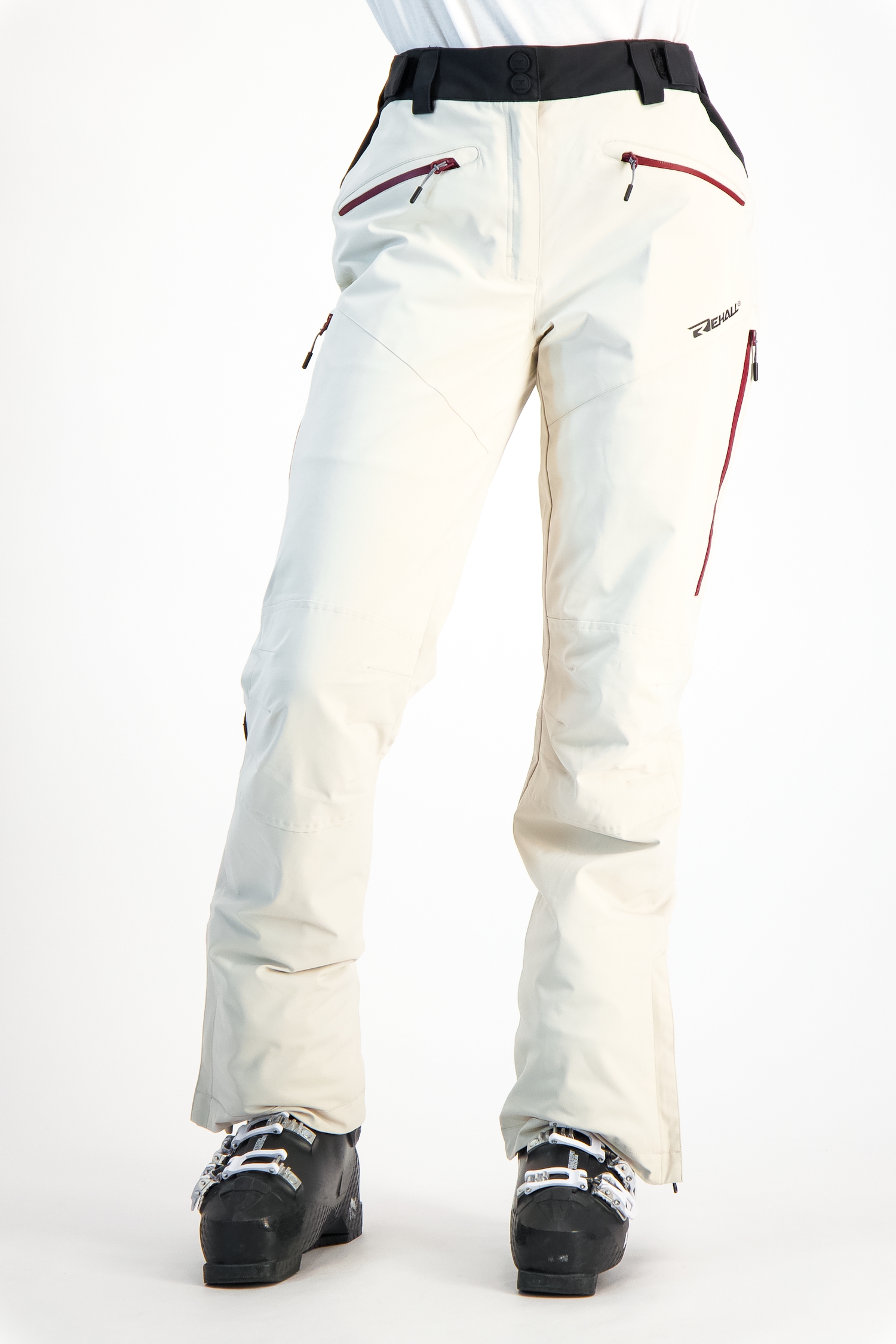 Rehall STORMY-R Damen Ski-/Snowboardhose Weiss, Damen, Größe: XL