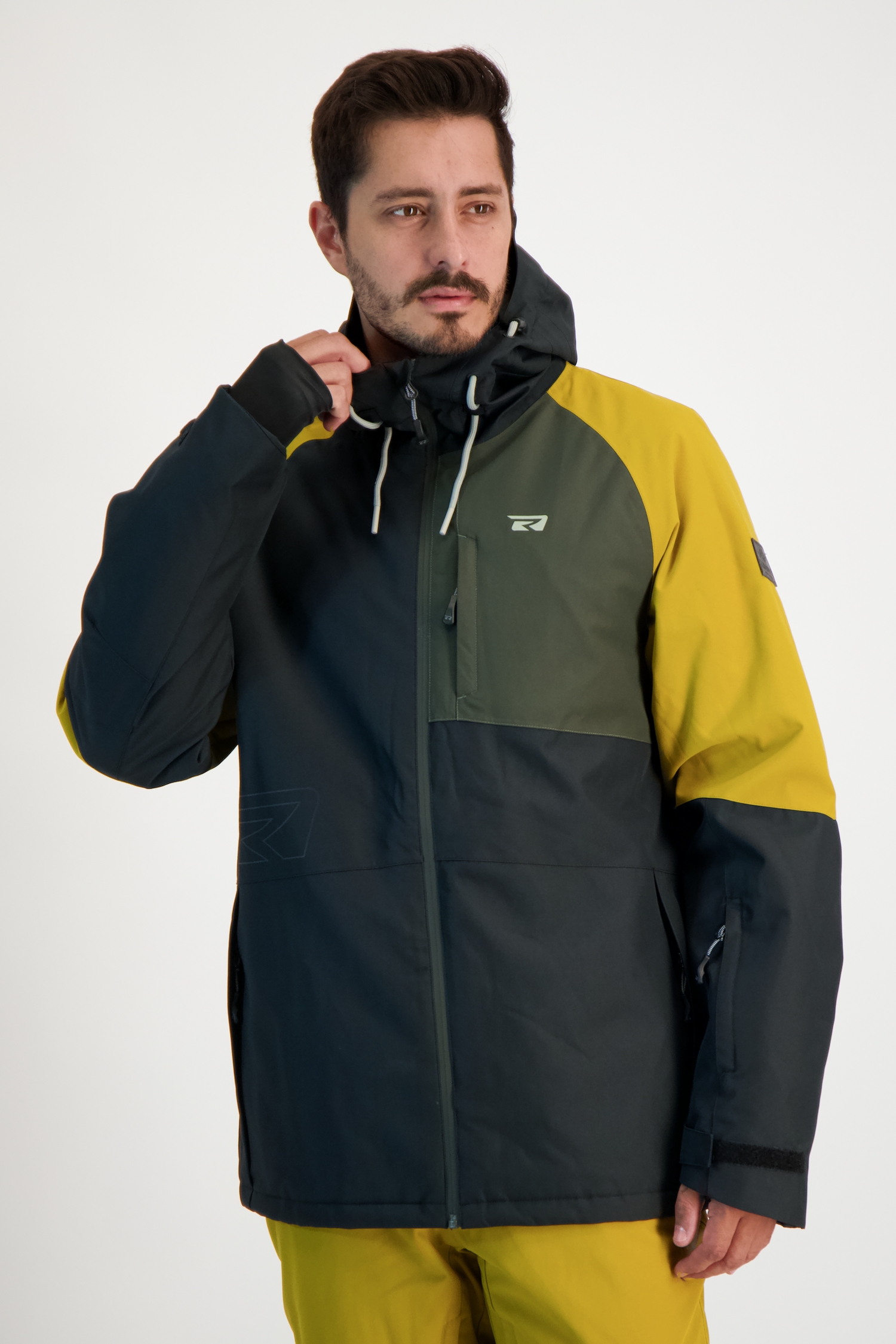 Rehall CLIVE-R Herren Ski-/Snowboardjacke Schwarz, Herren, Größe: L