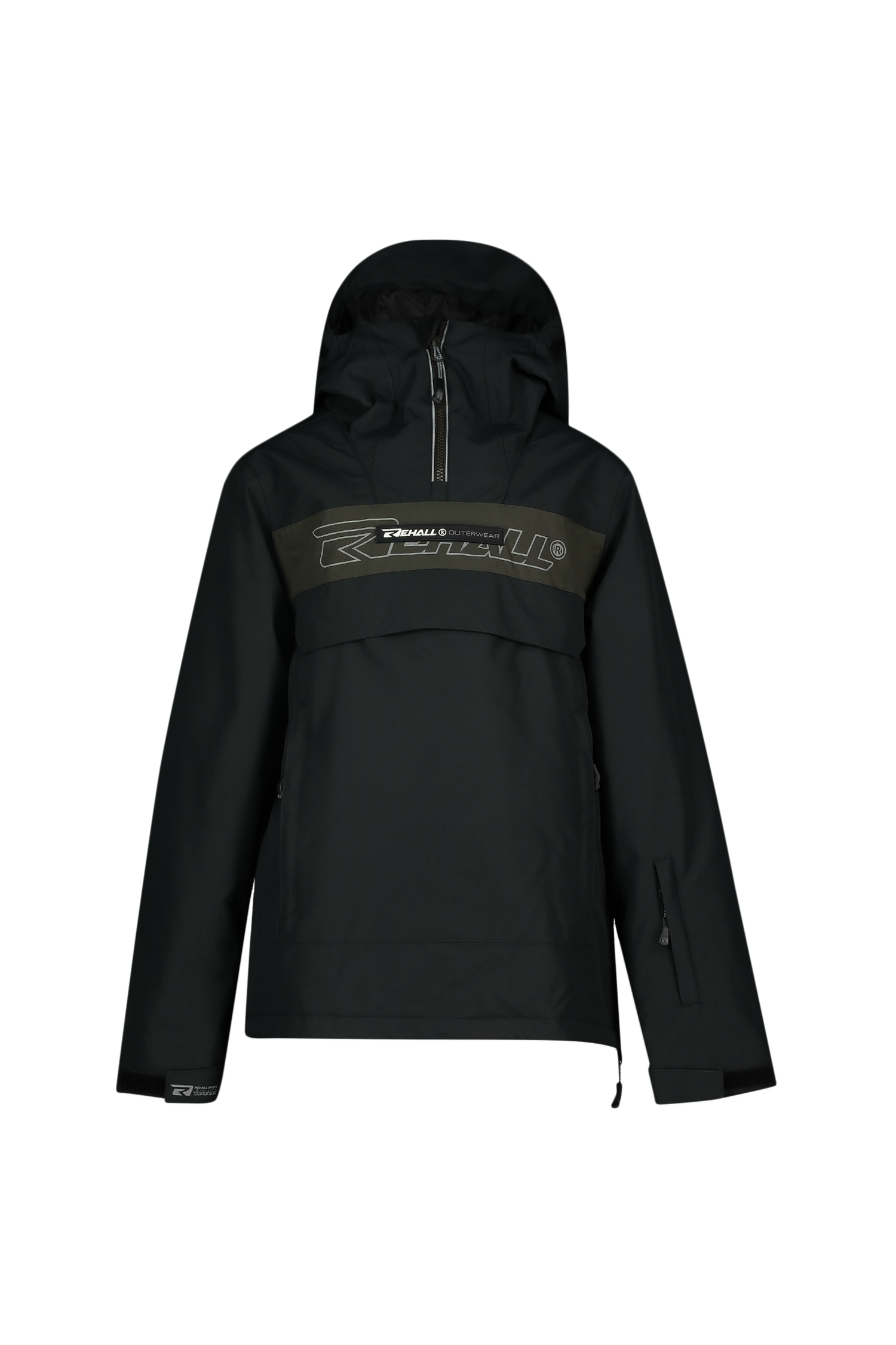Rehall DENNIZ-R Jungen Ski-/Snowboardjacke Schwarz, , Größe: 128