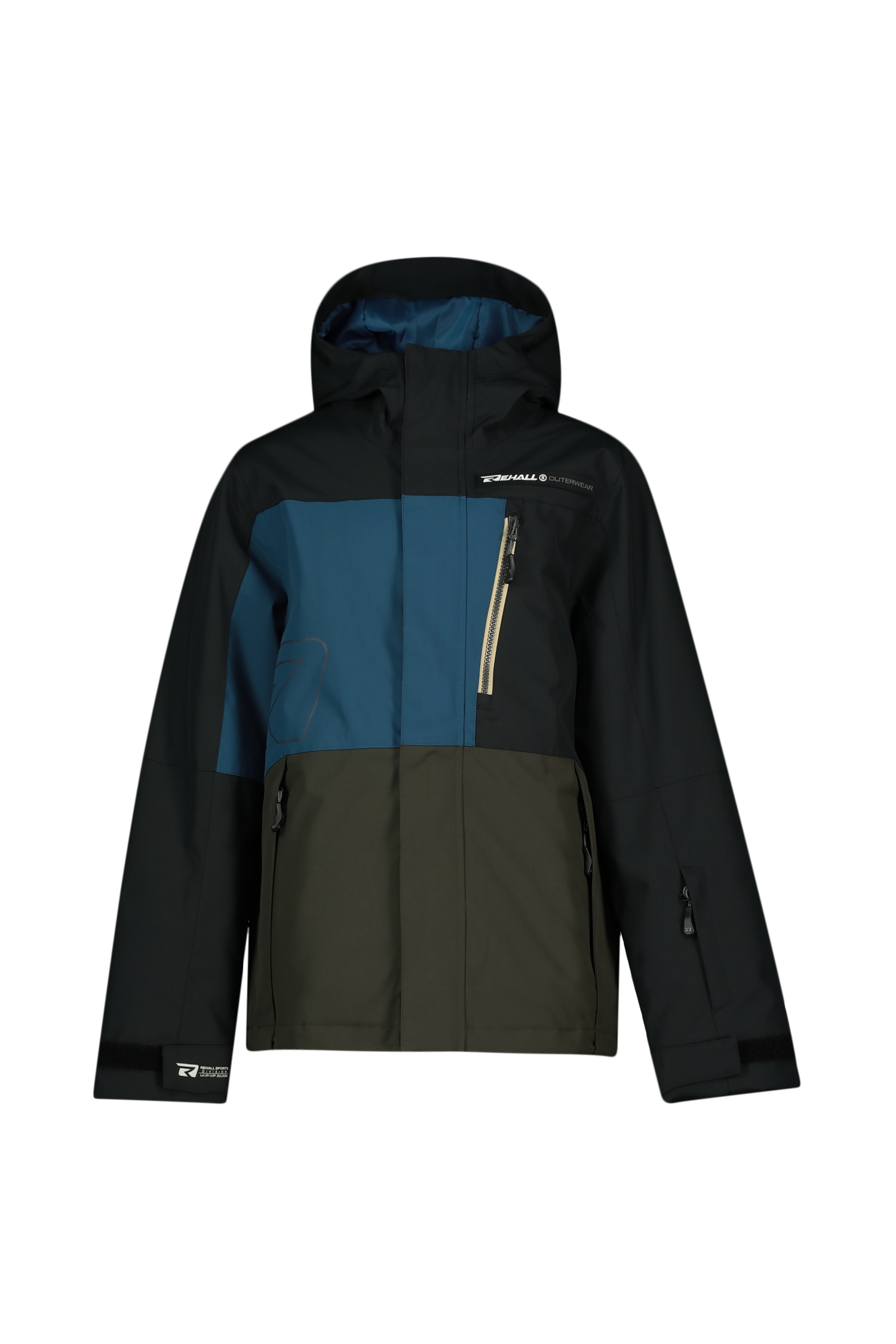 Rehall FREAK-R Jungen Ski-/Snowboardjacke Schwarz, , Größe: 128