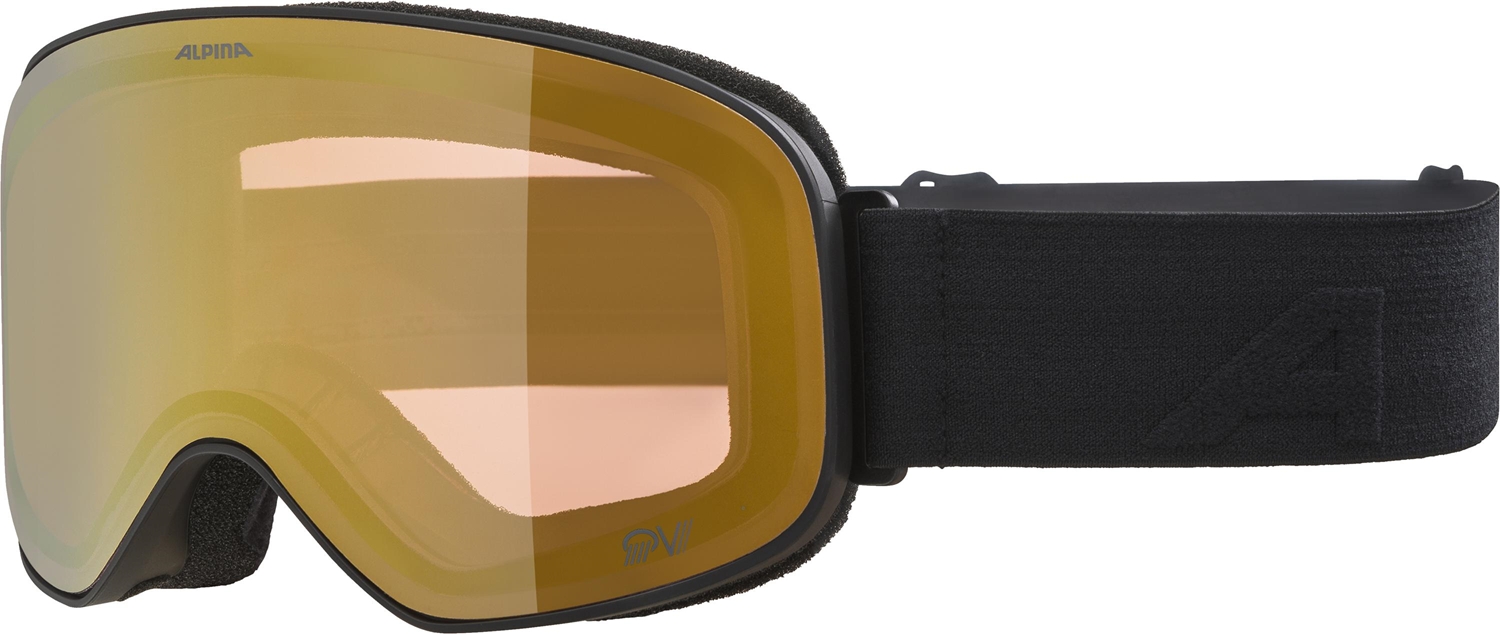 Image of ALPINA Slope QV Skibrille Schwarz, Herren, Größe: ONE SIZE