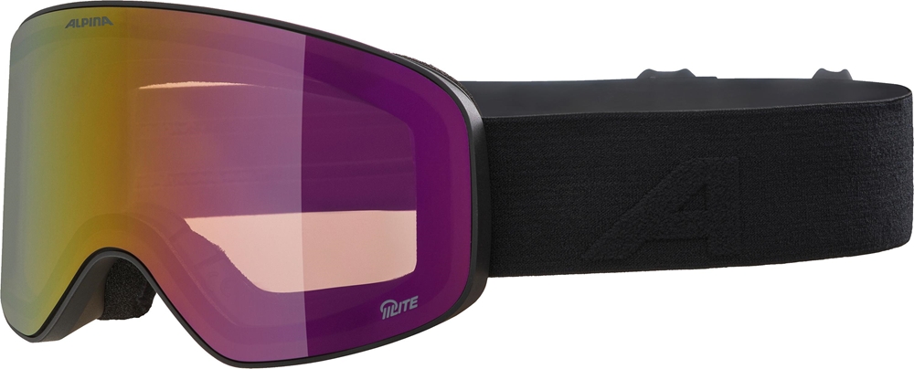 Image of ALPINA Fernie Q-Lite Kinder Skibrille Schwarz, , Größe: ONE SIZE
