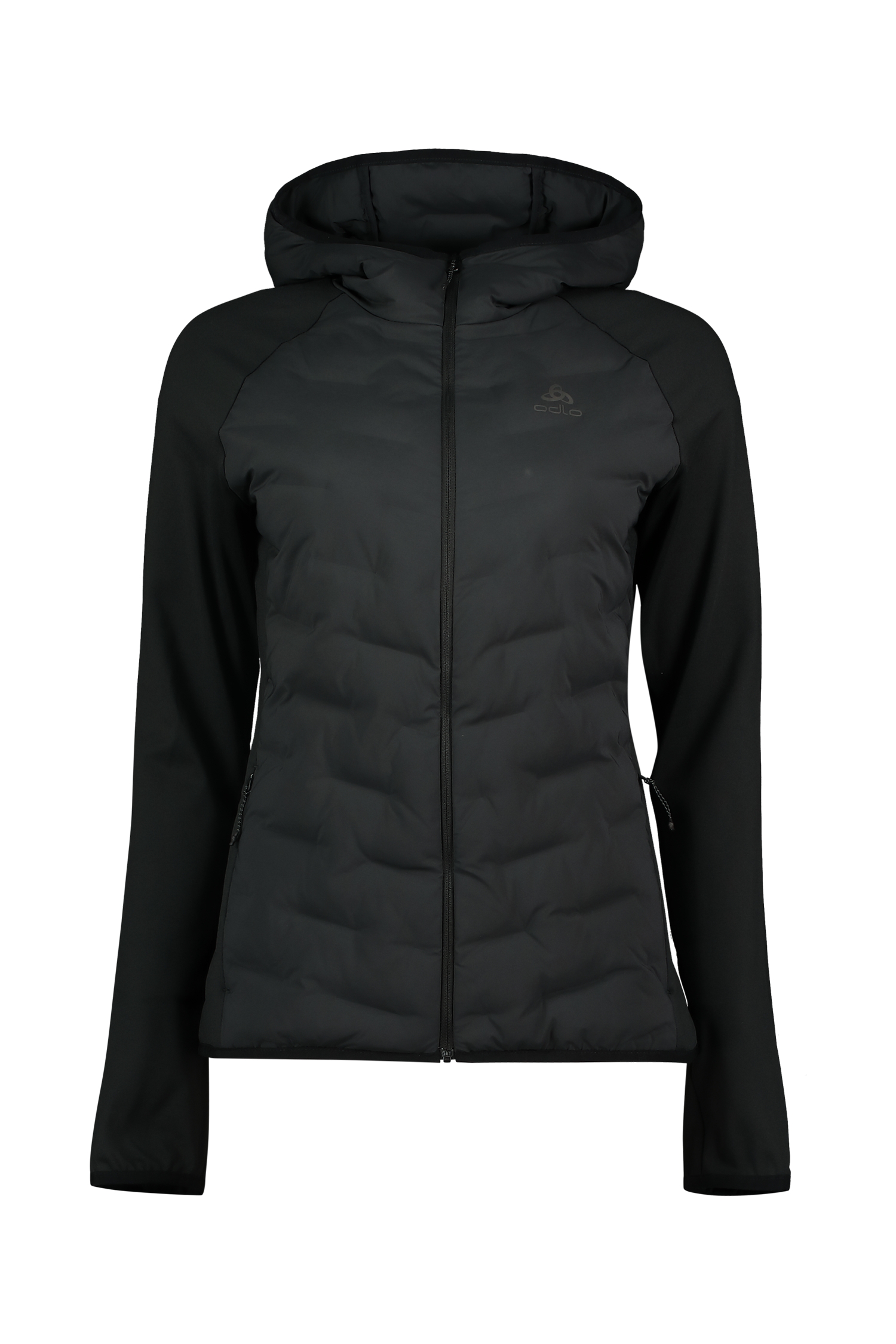 Image of Odlo Zeroweight Insulator Hybrid Damen Midlayer Schwarz, Damen, Größe: L