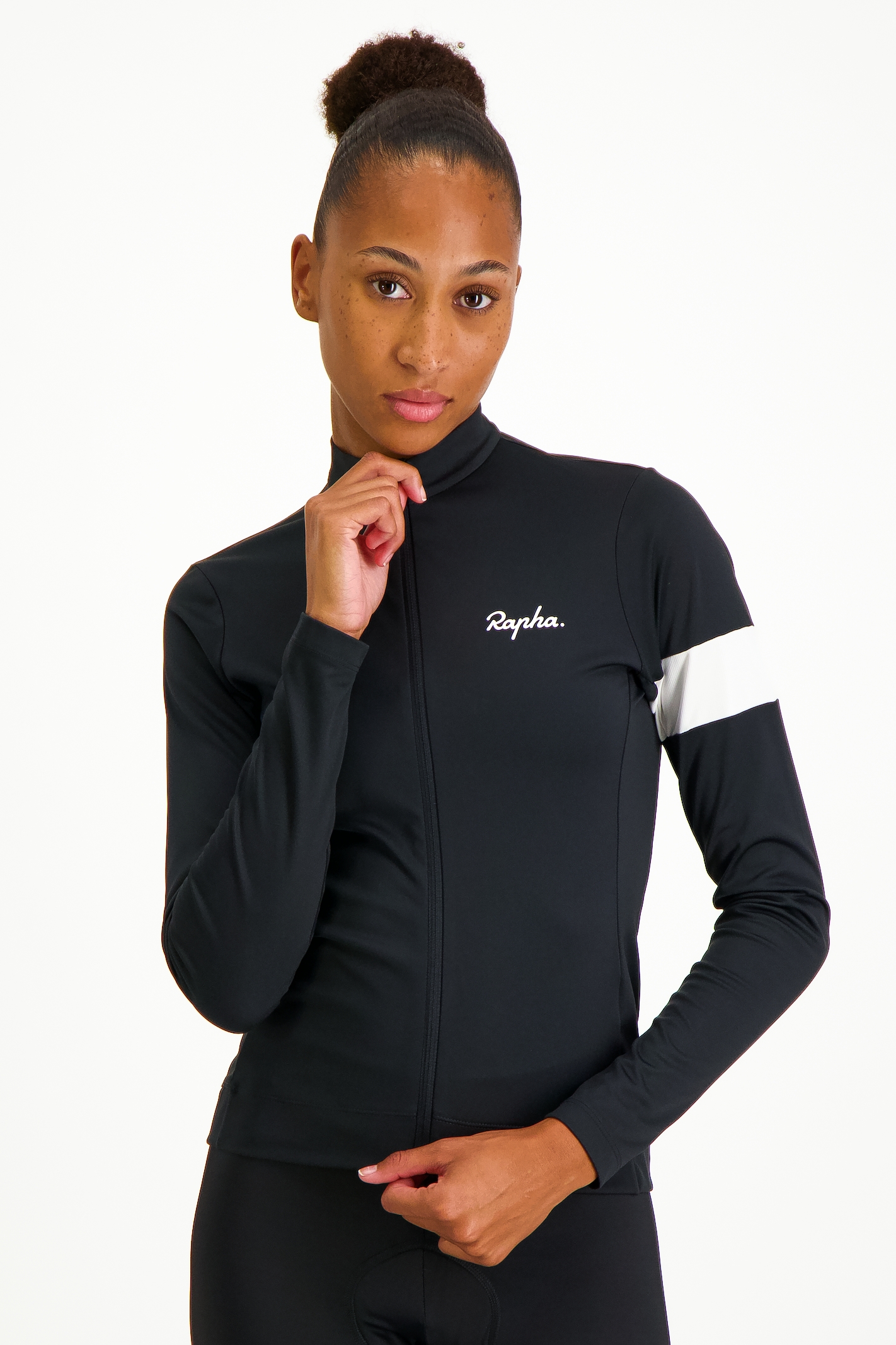 Image of Rapha Core Thermal LS Damen Biketrikot Schwarz, Damen, Größe: L