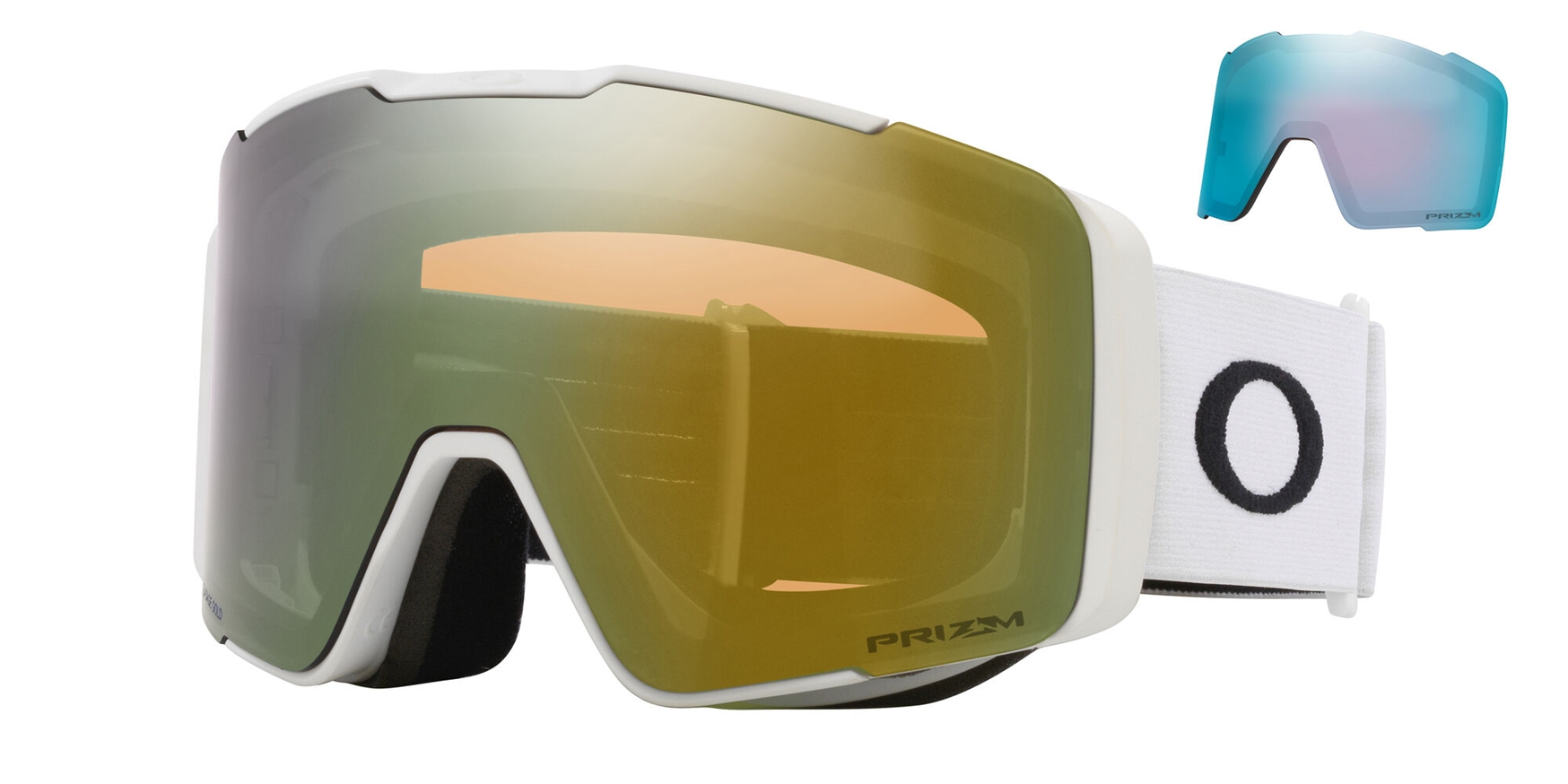 Image of Oakley Line Miner Pro L Skibrille Weiss, Herren, Größe: ONE SIZE