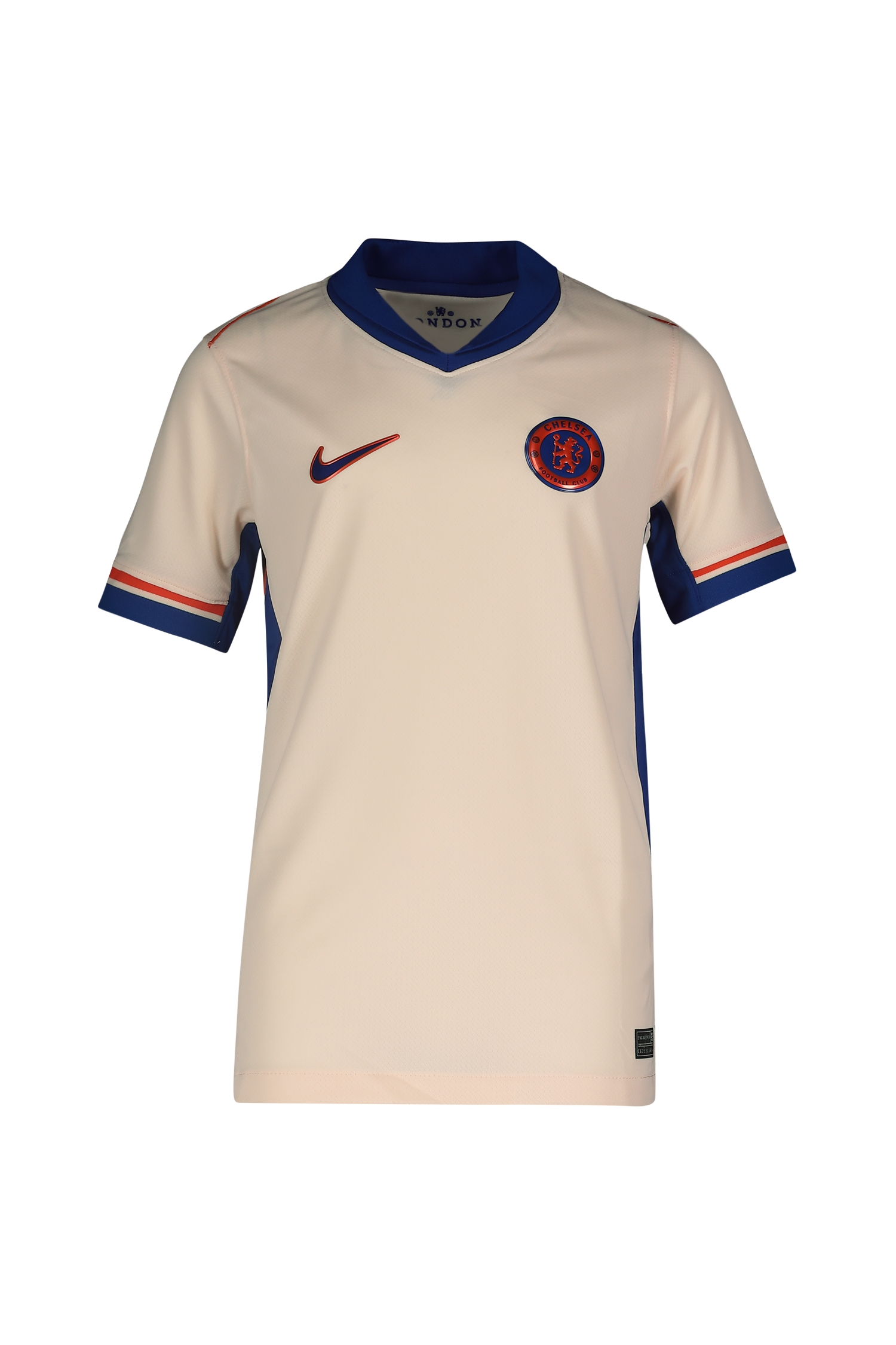 Image of Nike FC Chelsea Away Replica Kinder Fussballtrikot 24/25 Orange, , Größe: 128