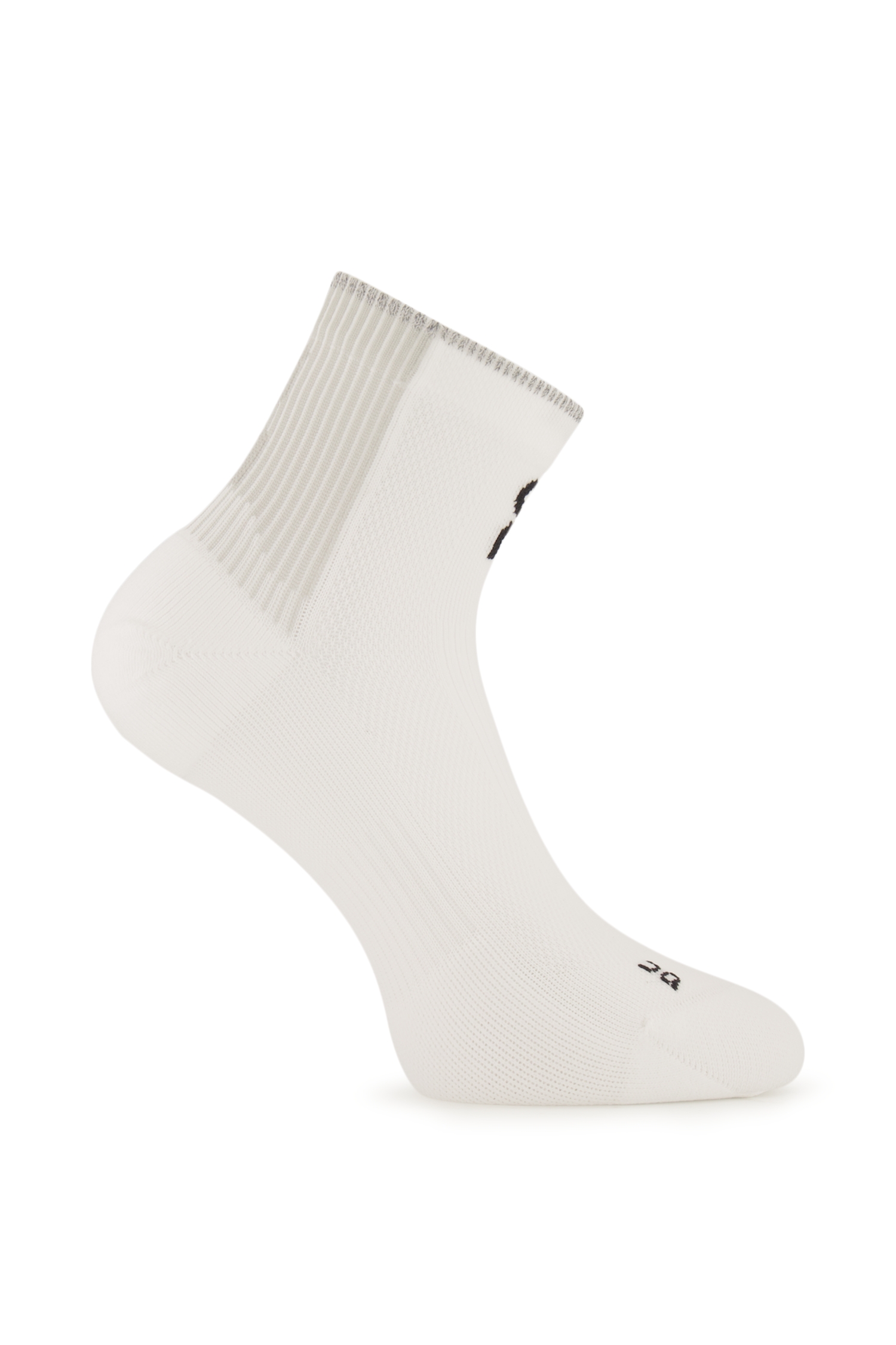 Image of ON Performance Run Mid 35-46 Laufsocken Weiss, Herren, Größe: I