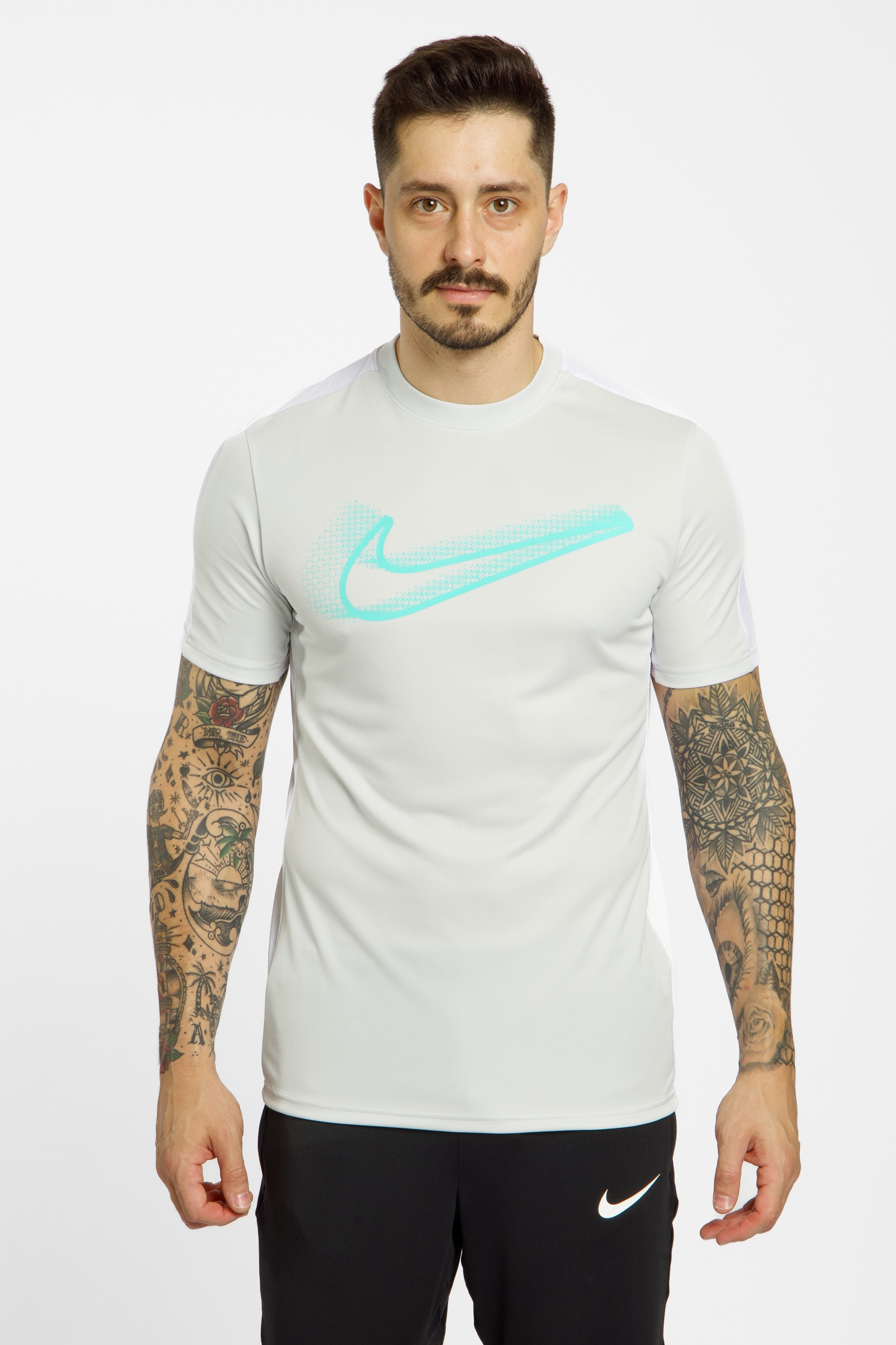 Nike Dri-Fit Academy 23 Herren T-Shirt Weiss, Herren, Größe: S