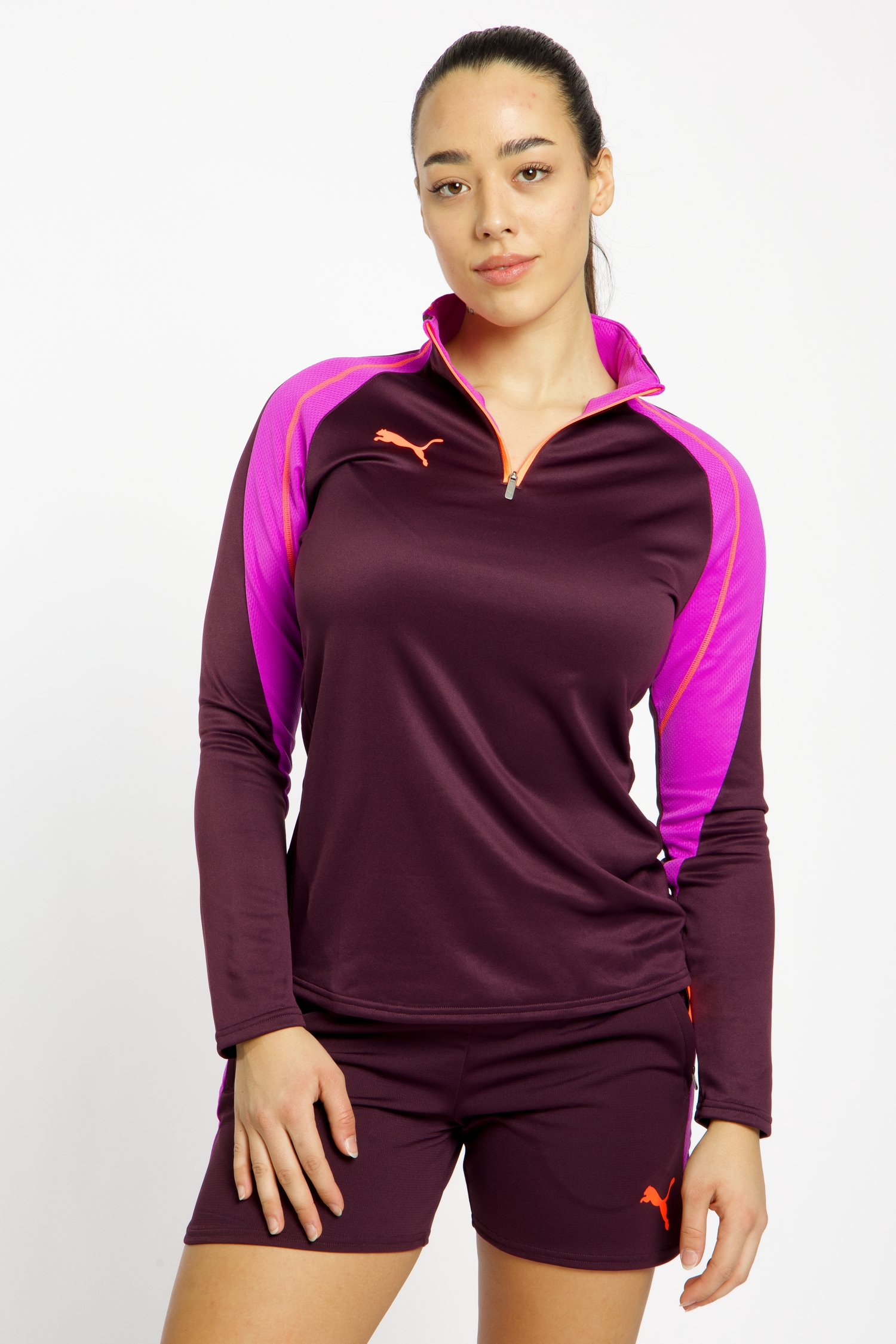 Image of PUMA individualBLAZE Damen Longsleeve Lila, Damen, Größe: L