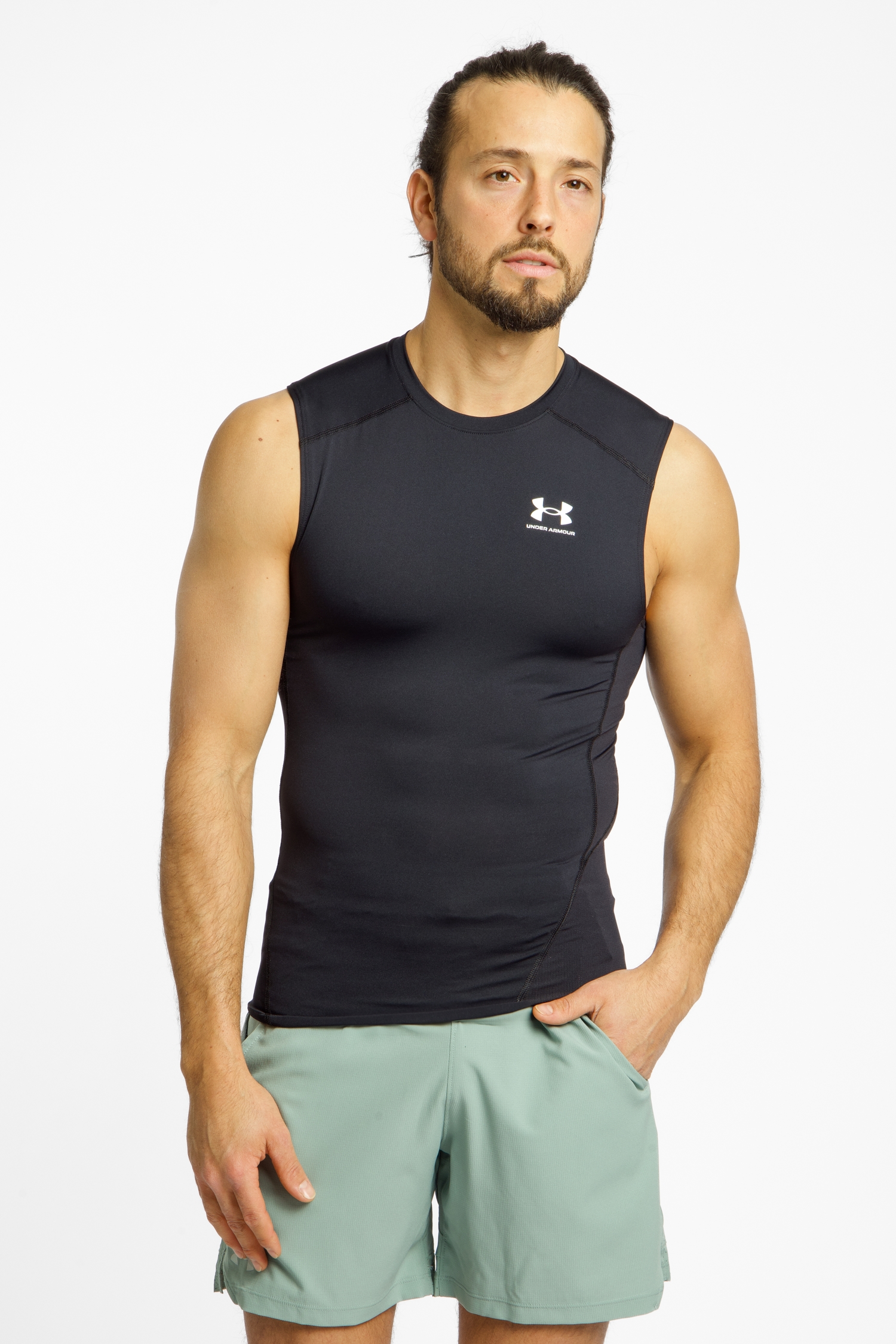 Image of Under Armour HeatGear® Armour Herren Tanktop Schwarz, Herren, Größe: L