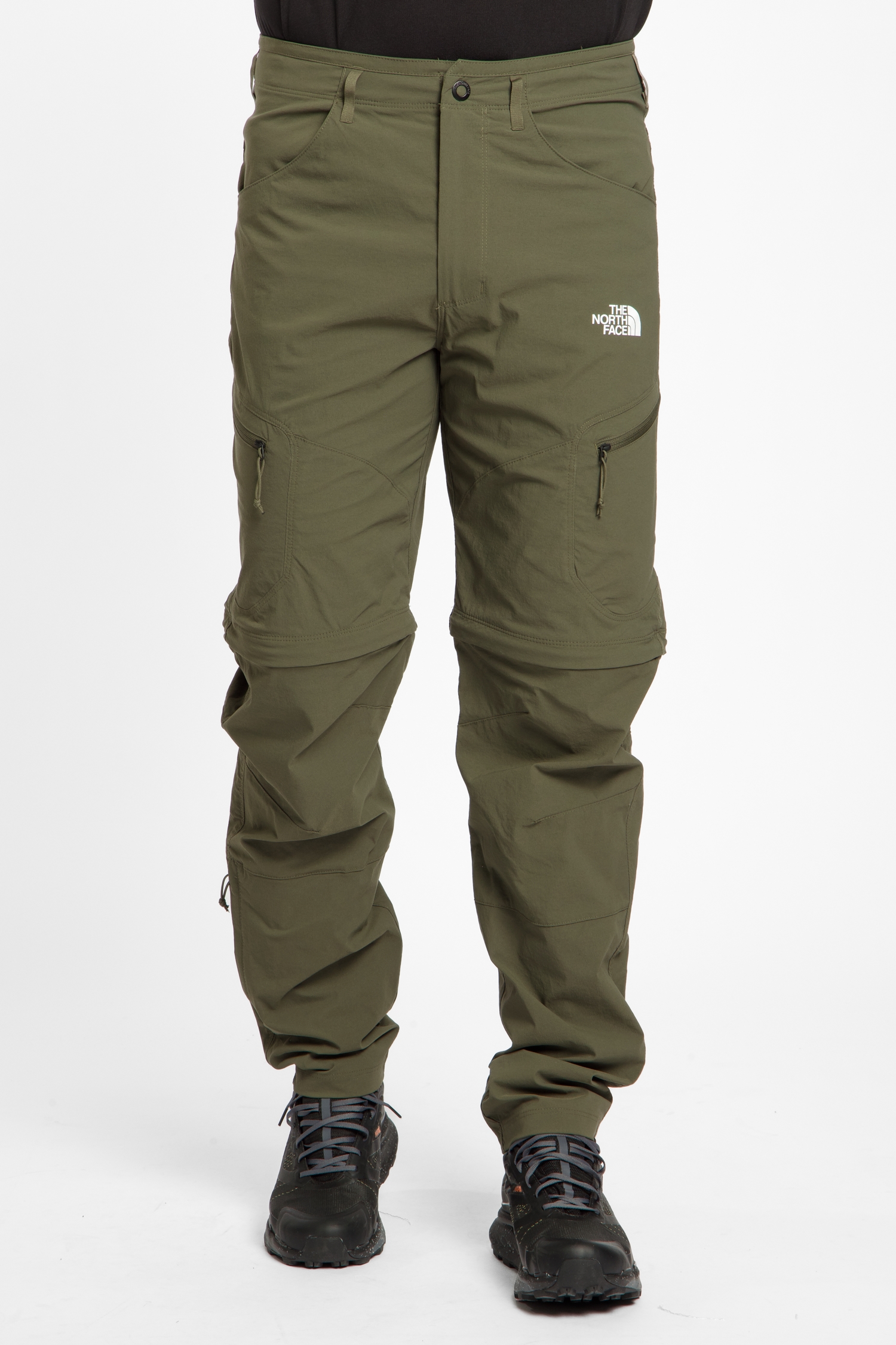 Image of The North Face Exploration Zip-Off Herren Wanderhose Grün, Herren, Größe: XL