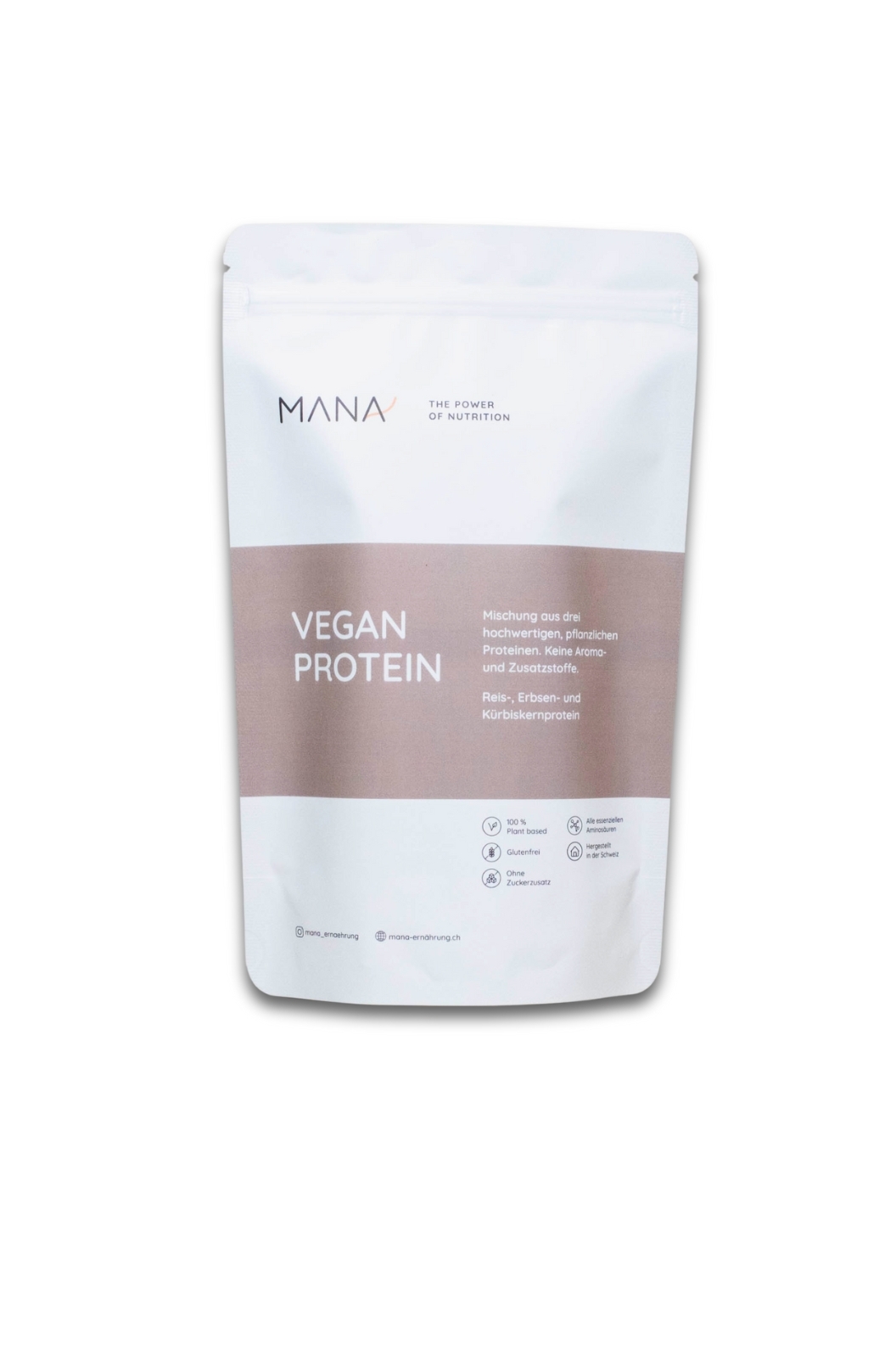 Image of MANA Vegan 600 g Proteinpulver Braun, Herren, Größe: 0